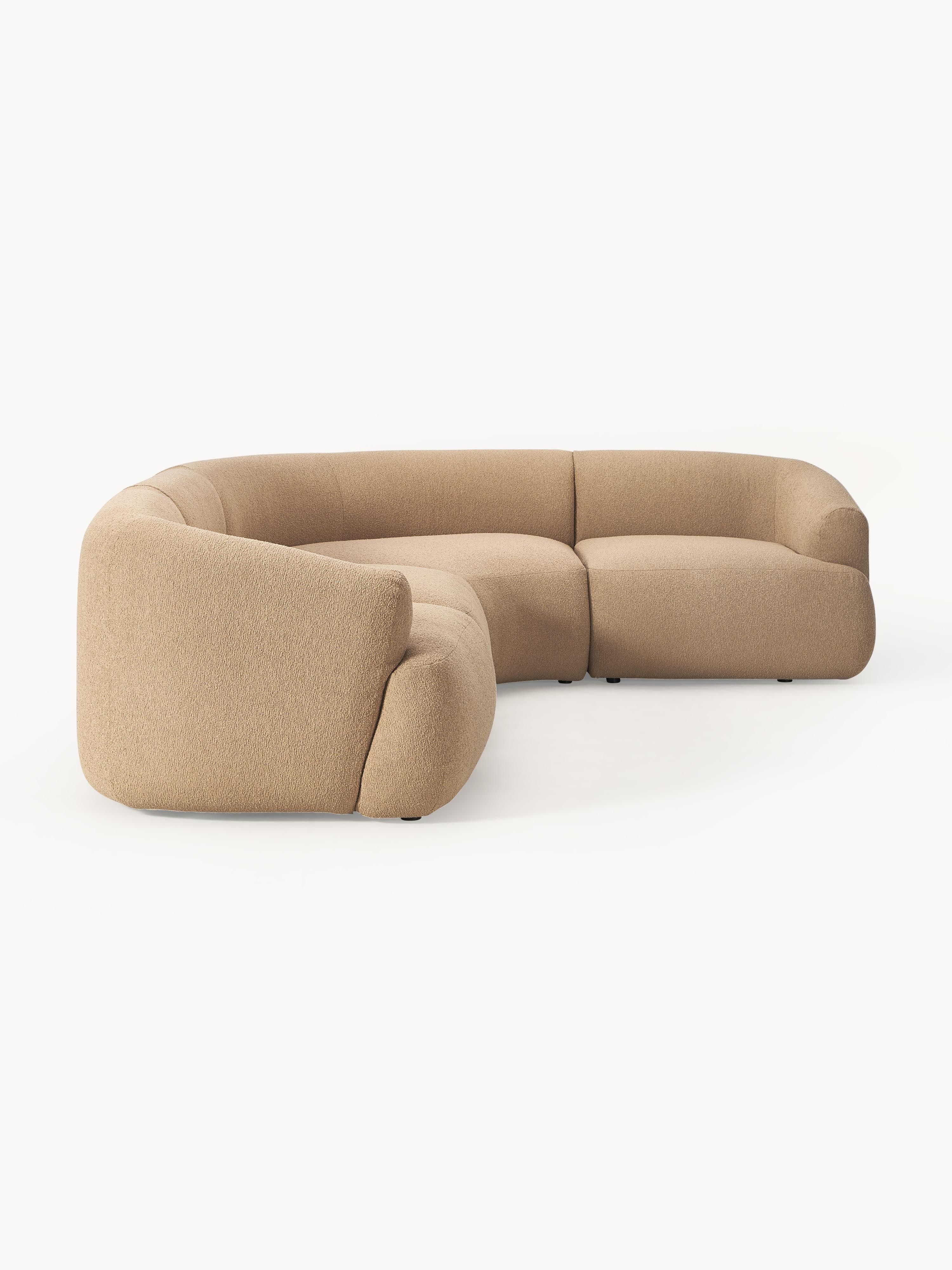 Sofia Modular Bouclé Corner Sofa (4-seater)