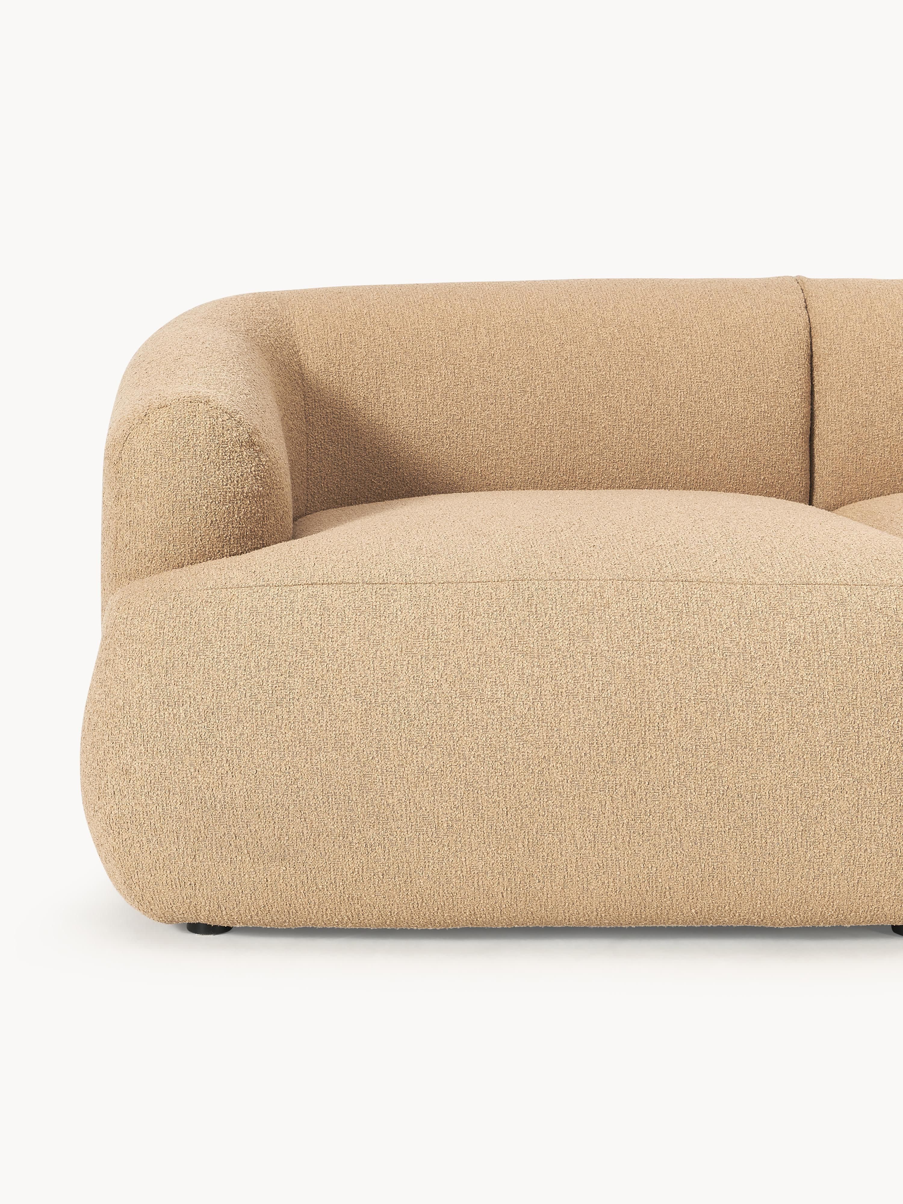 Sofia Modular Bouclé Corner Sofa (4-seater)