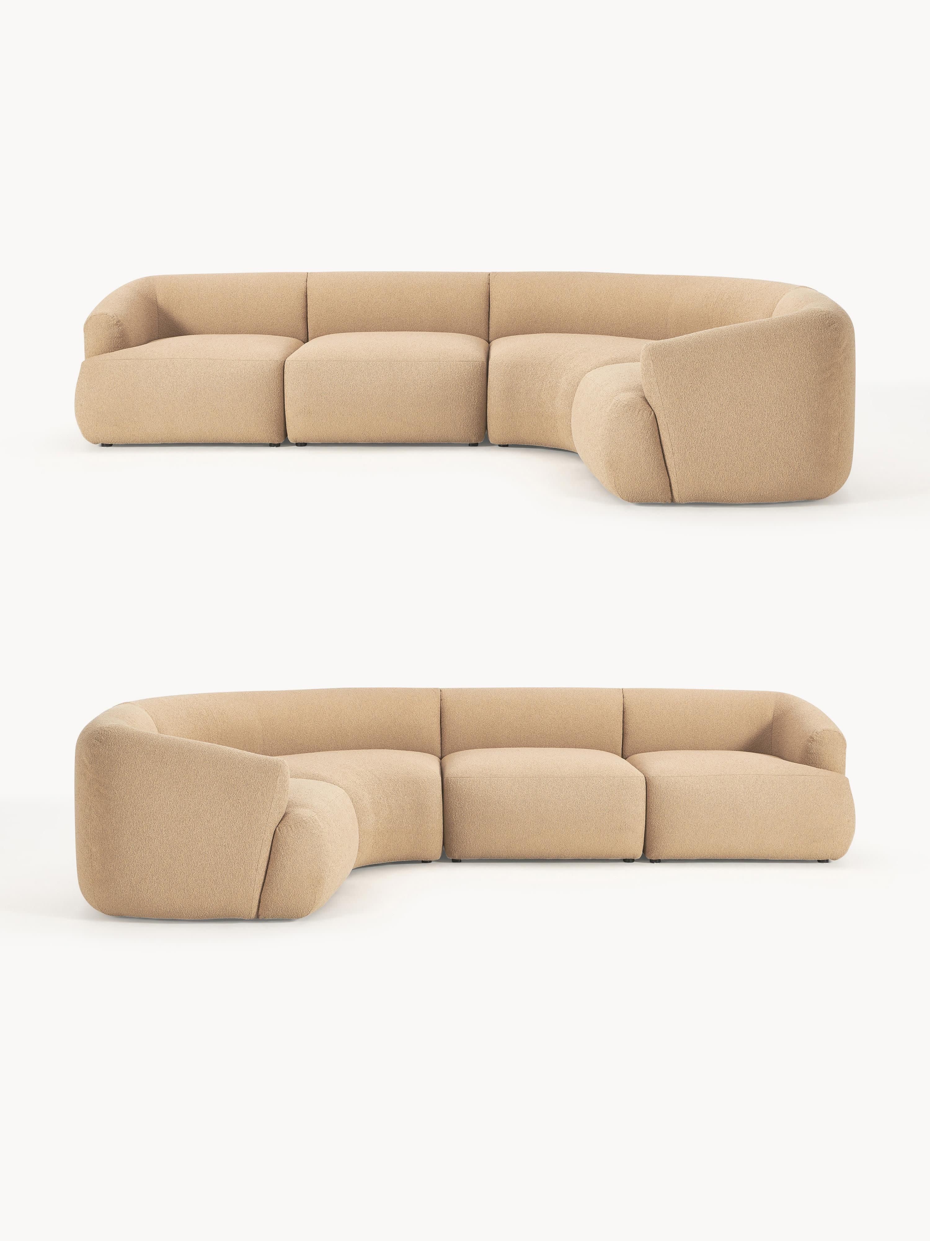Sofia Modular Bouclé Corner Sofa (4-seater)