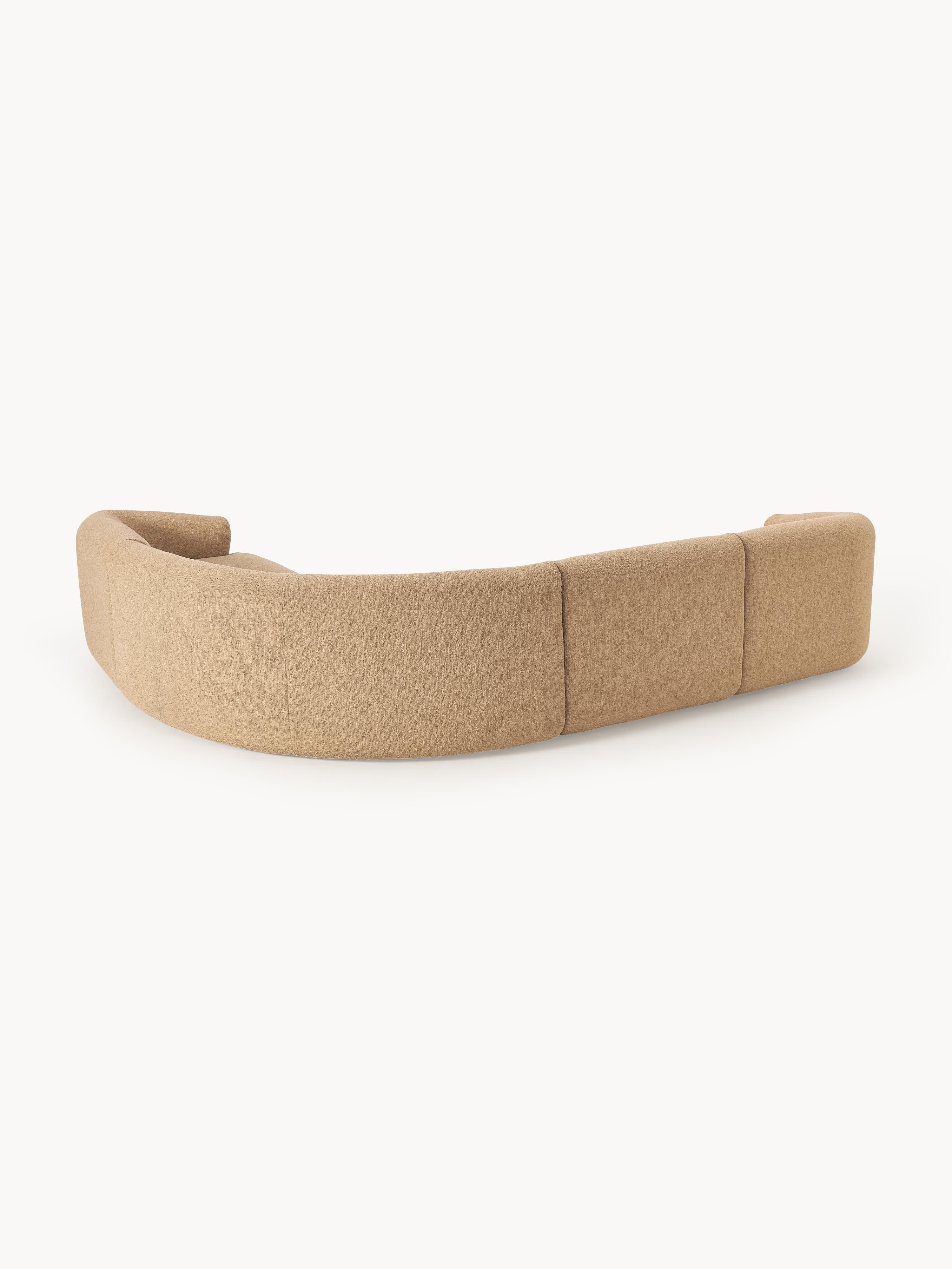Sofia Modular Bouclé Corner Sofa (4-seater)