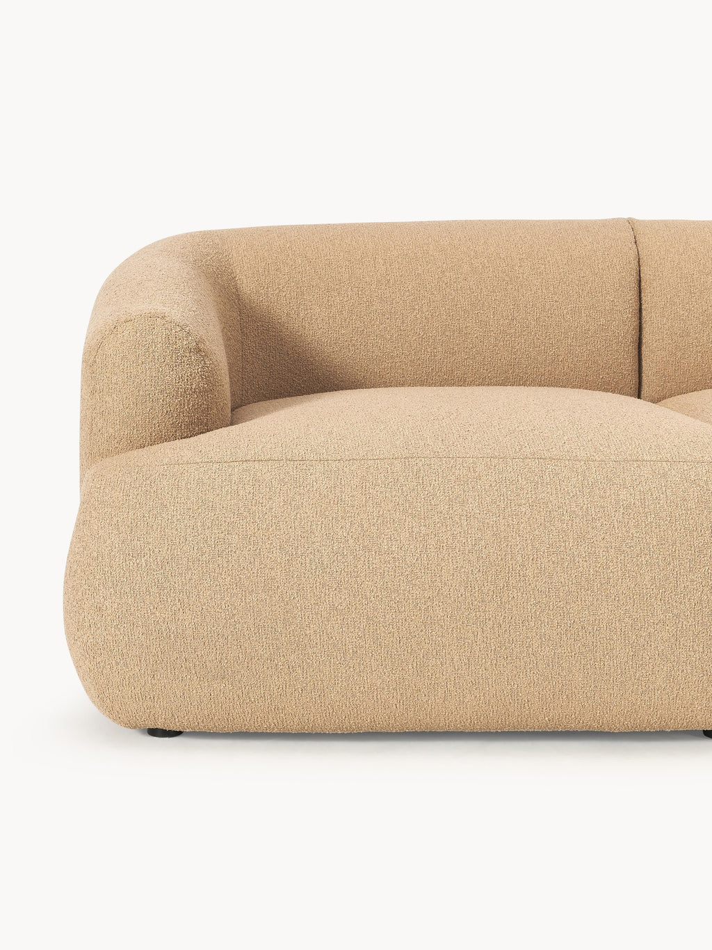 Sofia Modular Bouclé Corner Sofa (4-seater)