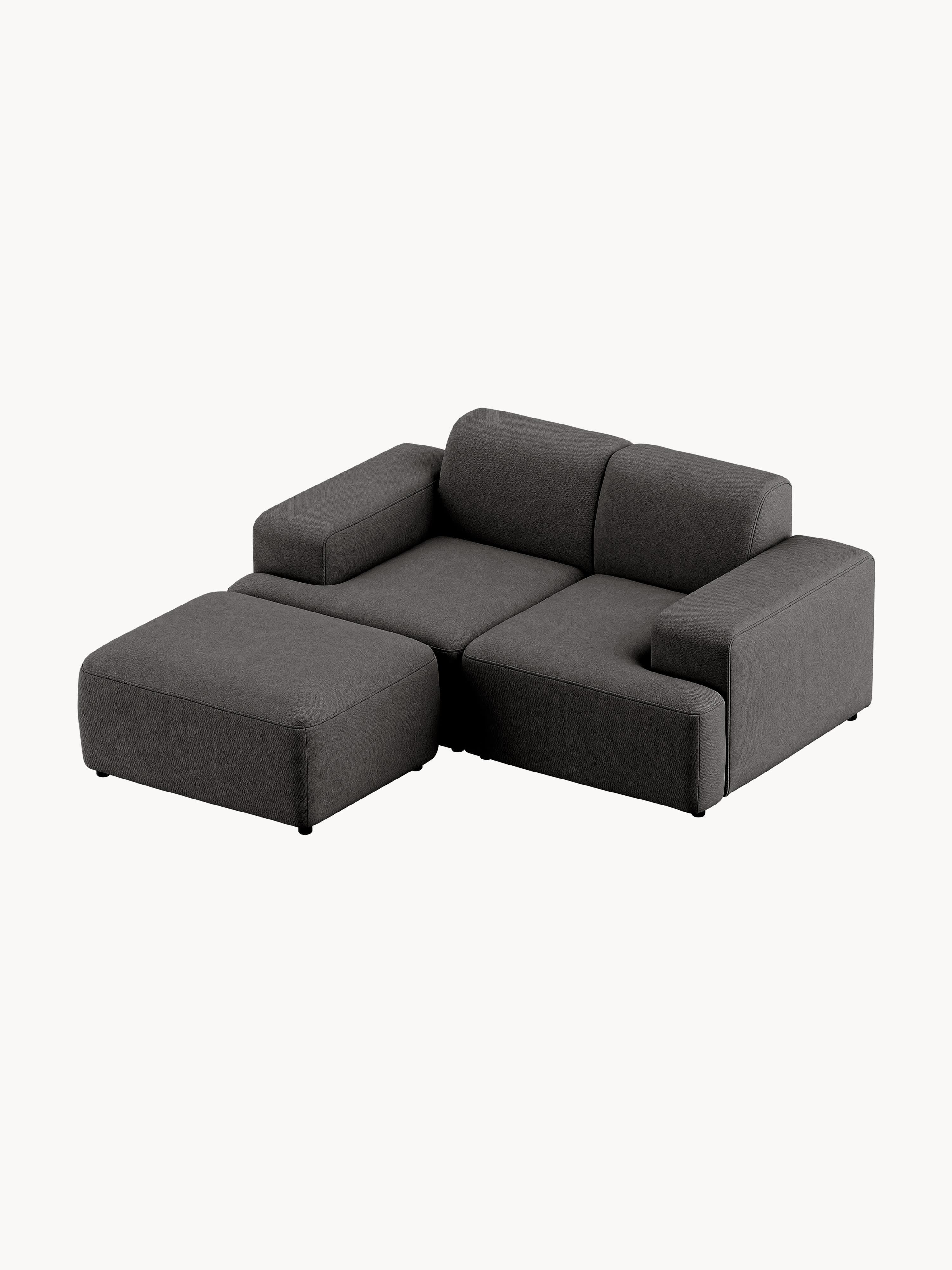 Melva Ottoman, W 99 x D 72 cm