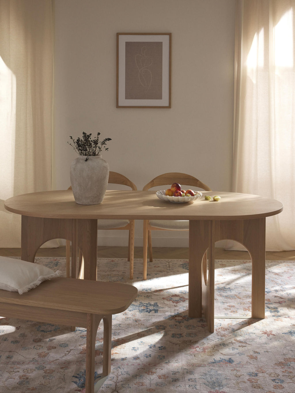 Apollo Oval Dining Table, in various sizes