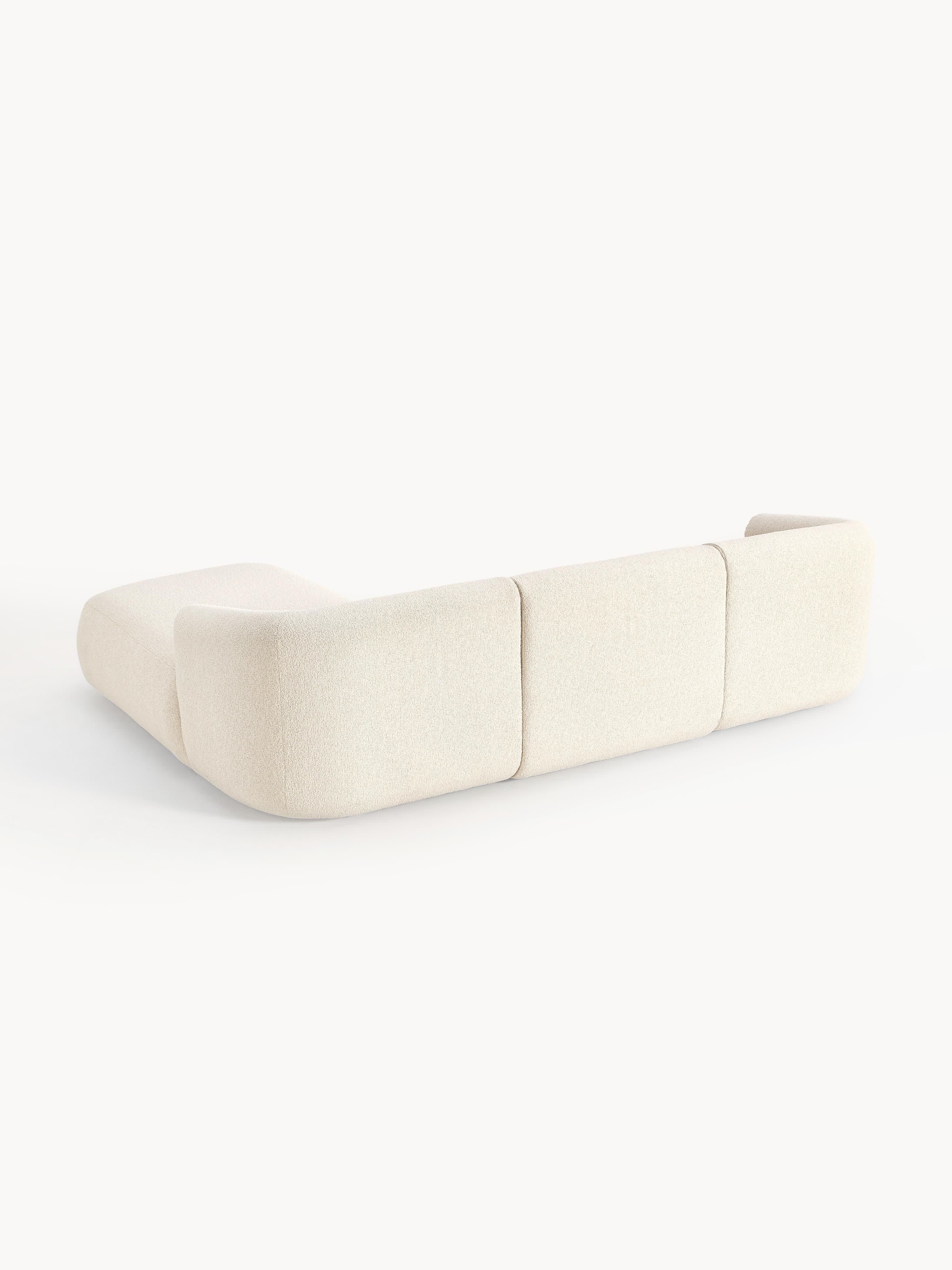 Sofia Modular Bouclé Corner Sofa (4-seater)