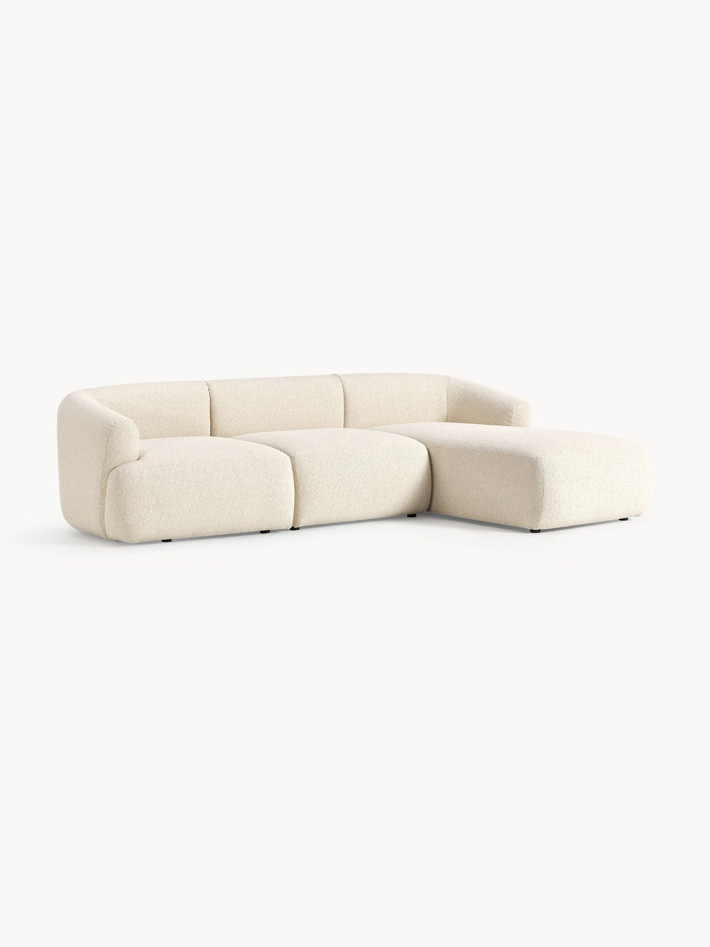 Sofia Modular Bouclé Corner Sofa (4-seater)