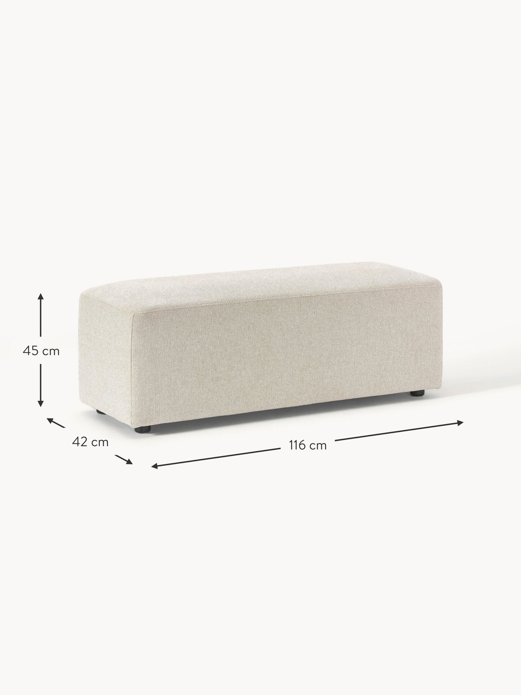 Melva XL Ottoman