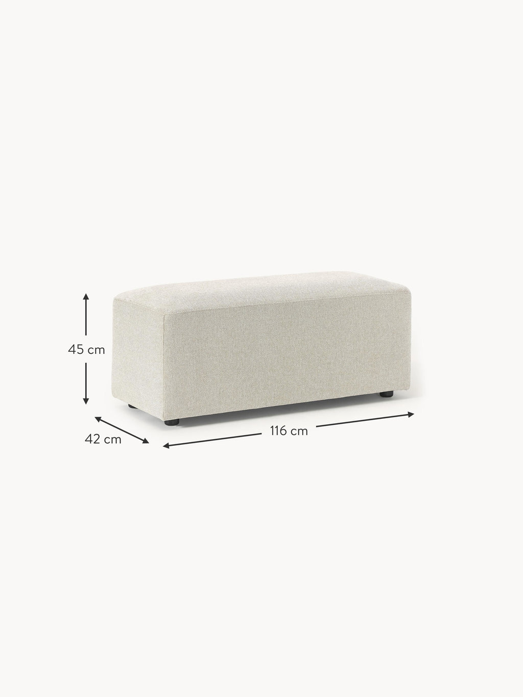 Melva XL Ottoman