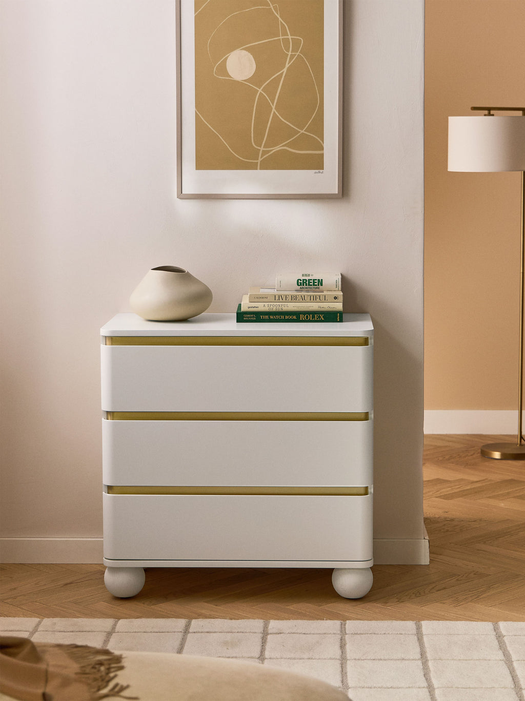 Bumba Chest of Drawers with Ball Feet