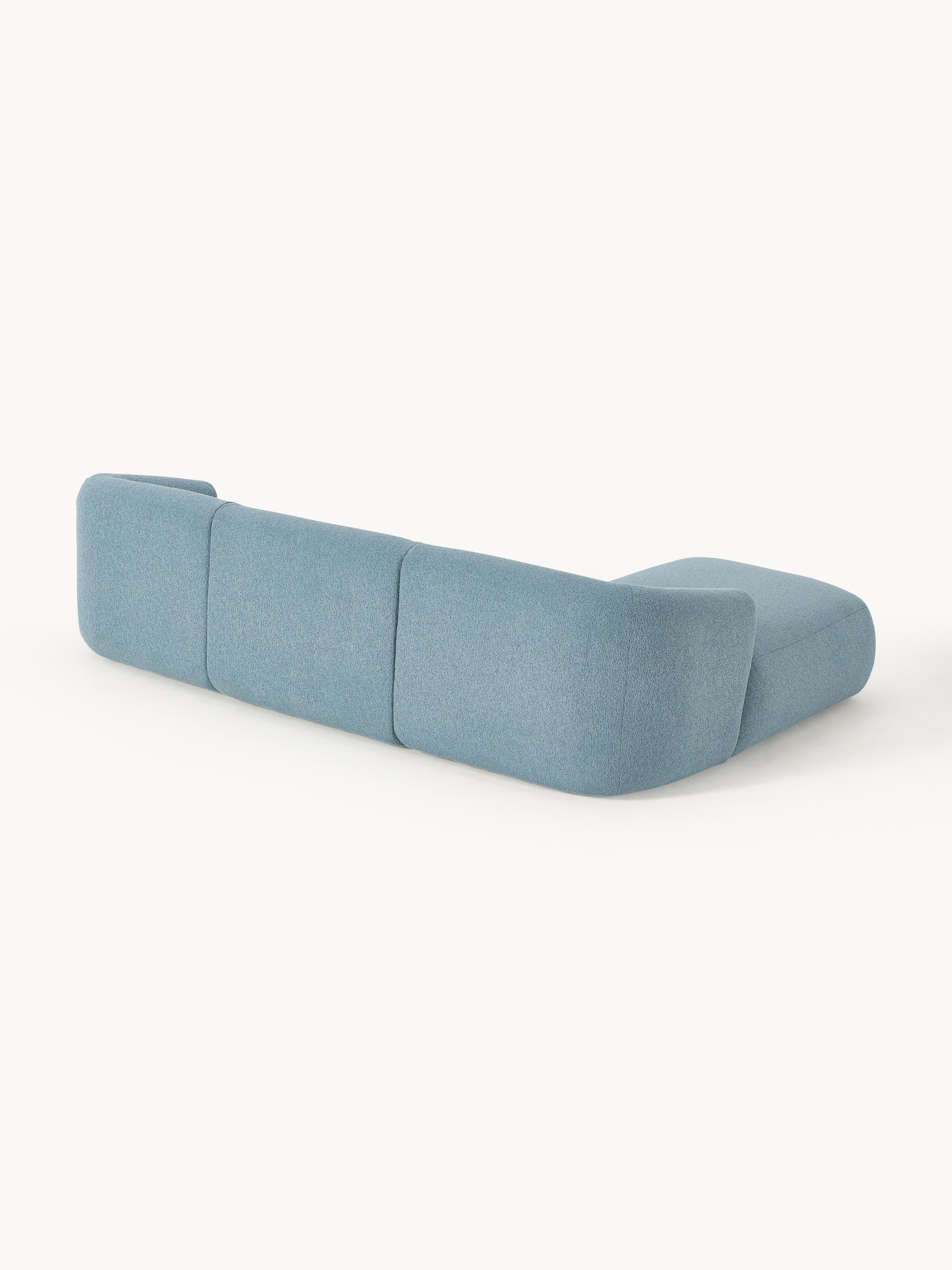 Sofia Modular Bouclé Corner Sofa (4-seater)