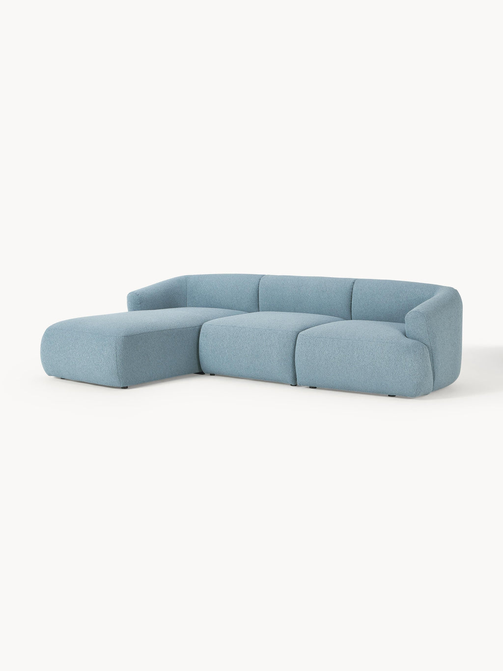 Sofia Modular Bouclé Corner Sofa (4-seater)