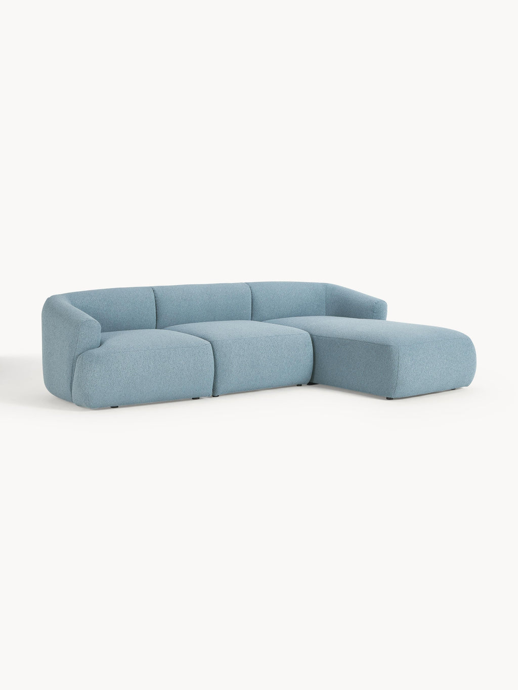 Sofia Modular Bouclé Corner Sofa (4-seater)