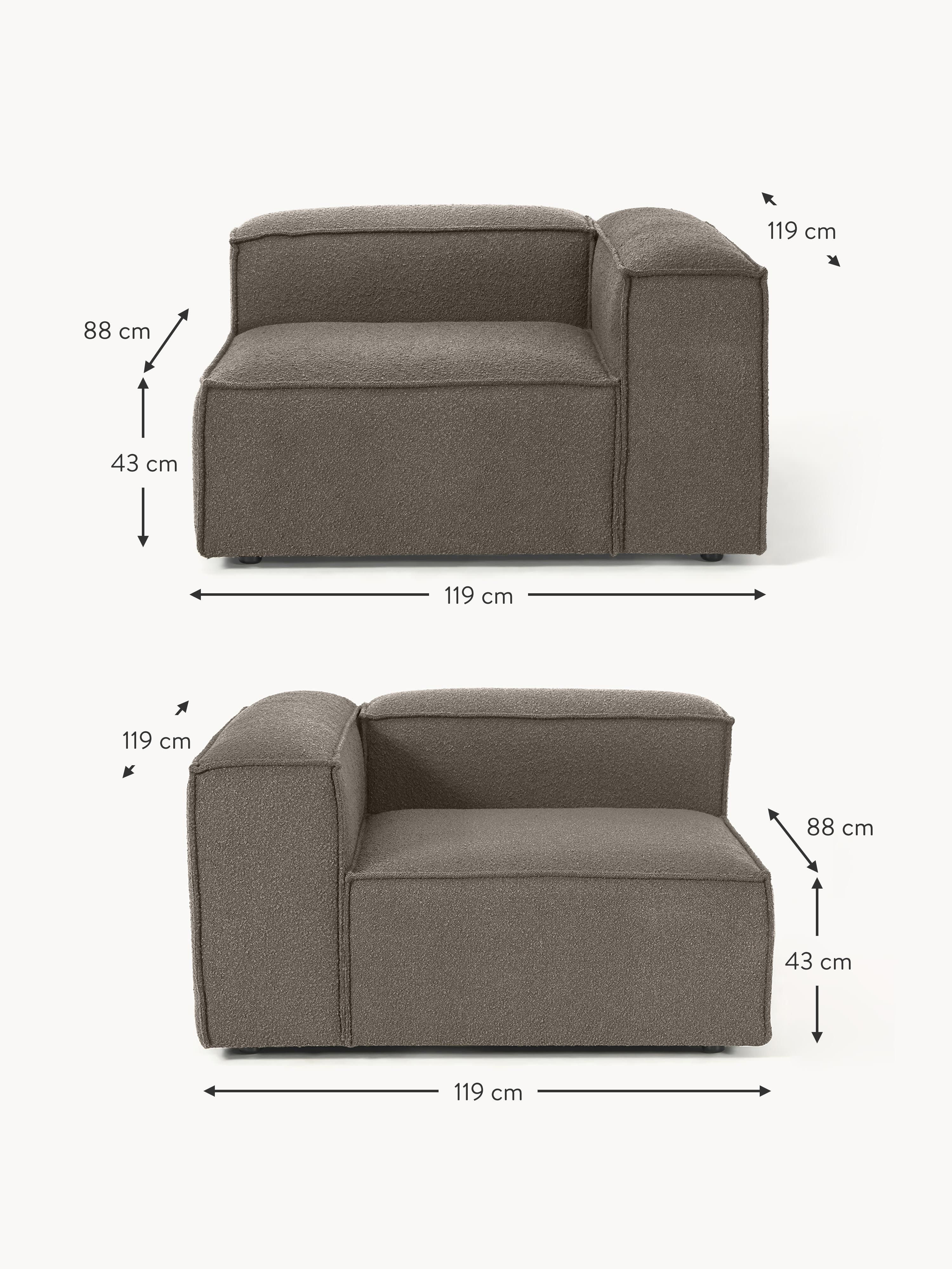 Lennon Bouclè Modular Sofa (3-seater)