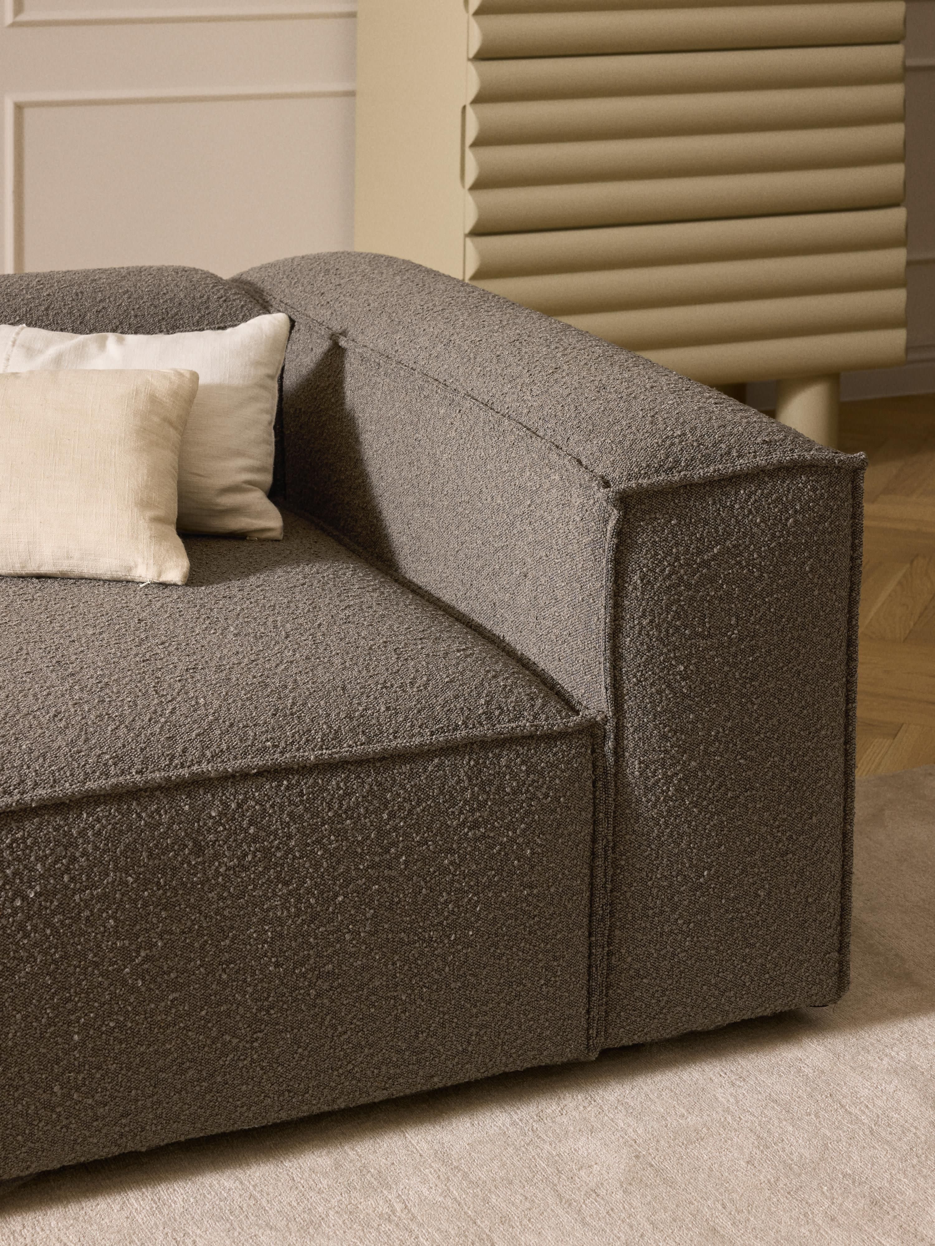 Lennon Bouclè Modular Sofa (3-seater)