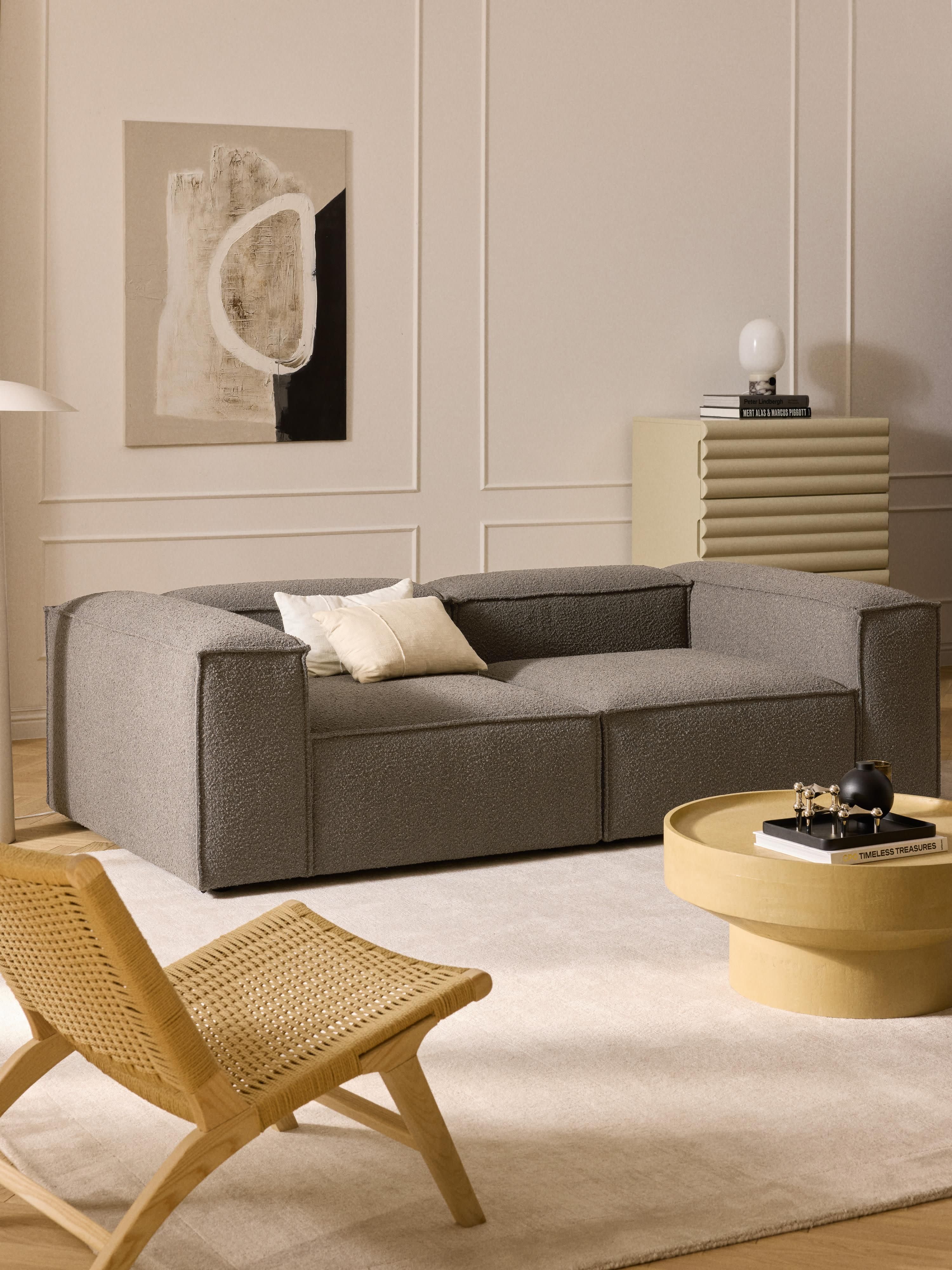 Lennon Bouclè Modular Sofa (3-seater)