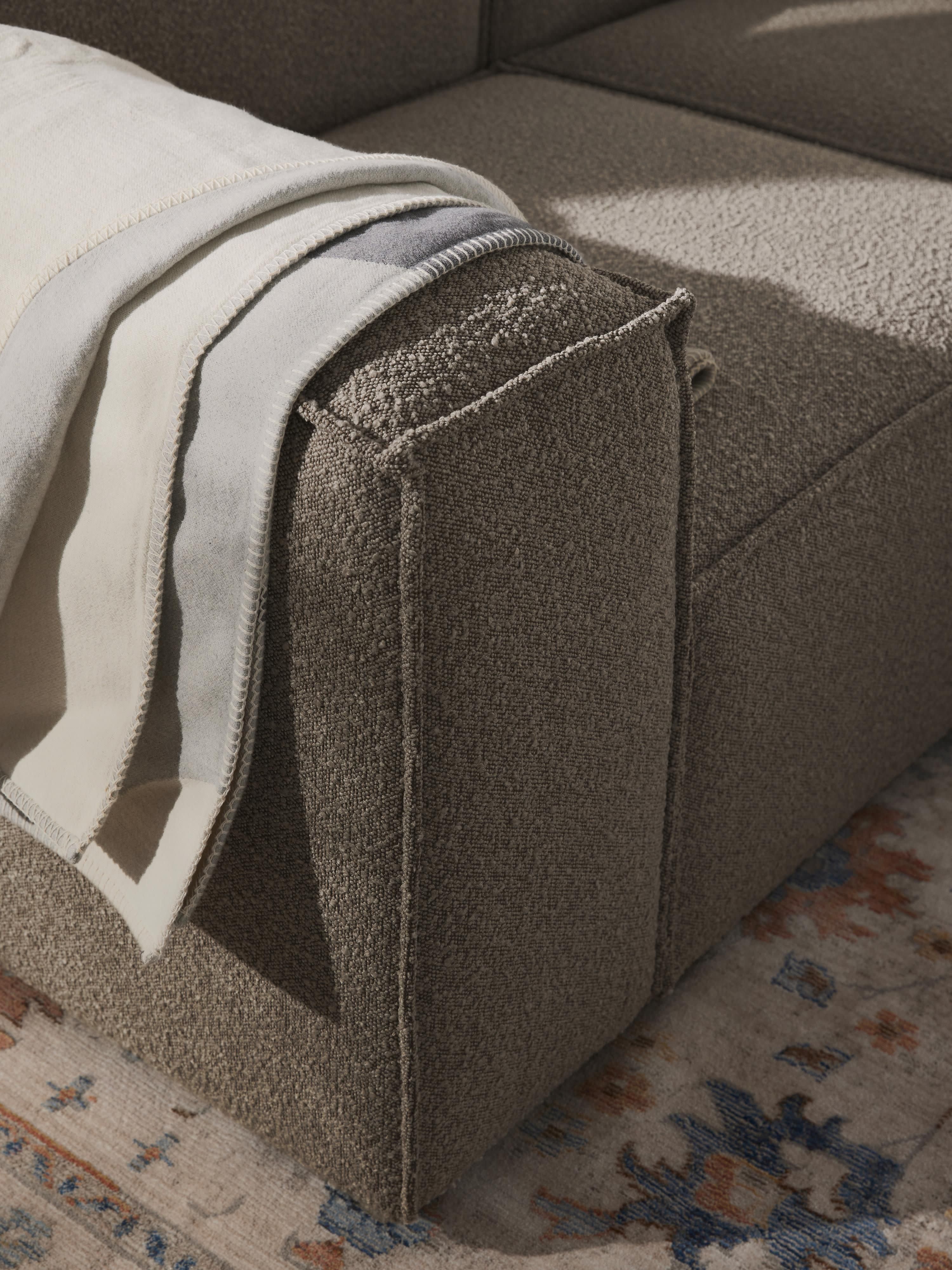 Lennon Bouclé Modular Corner Sofa (3-seater)