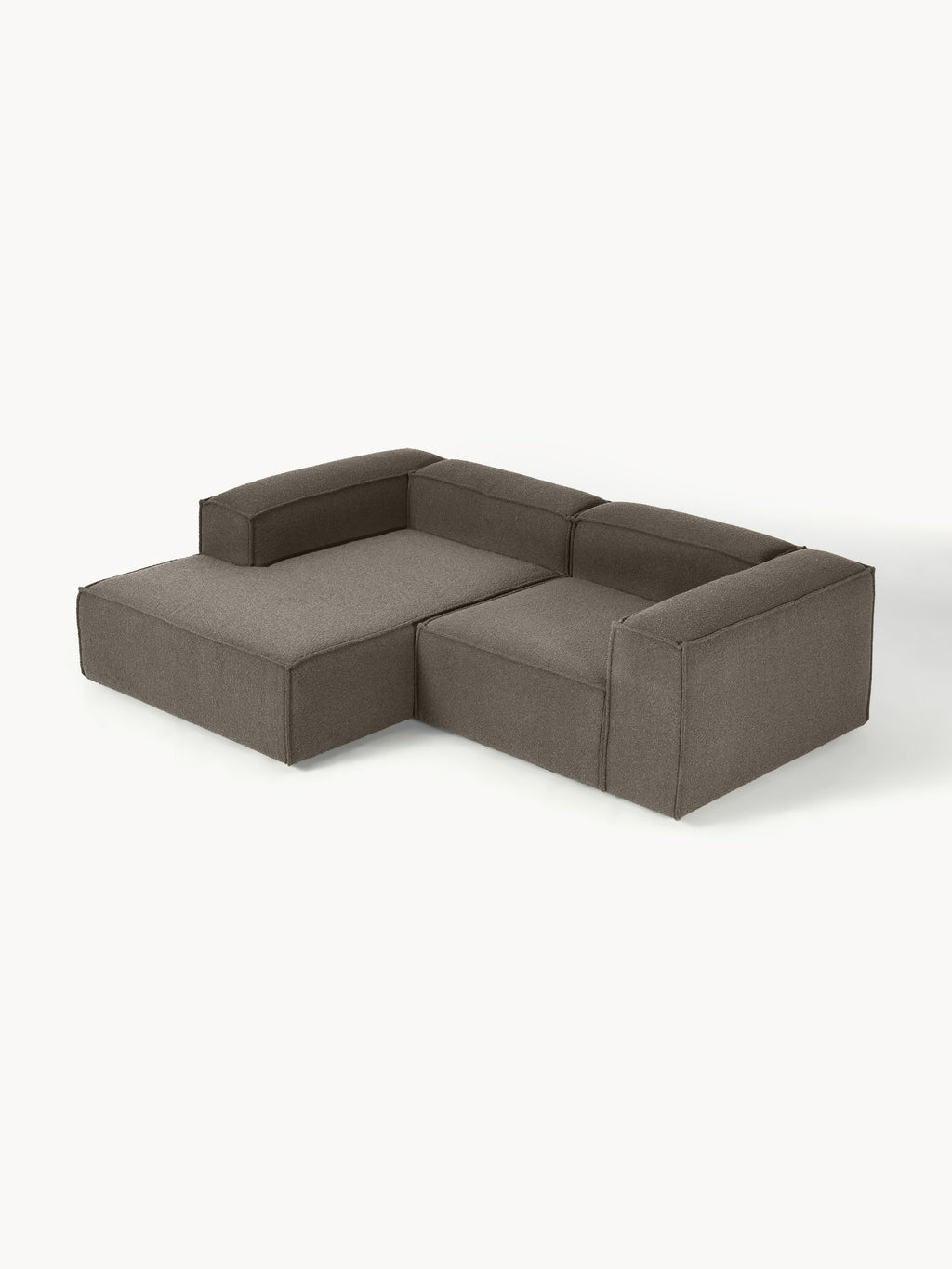 Lennon Bouclé Modular Corner Sofa (3-seater)