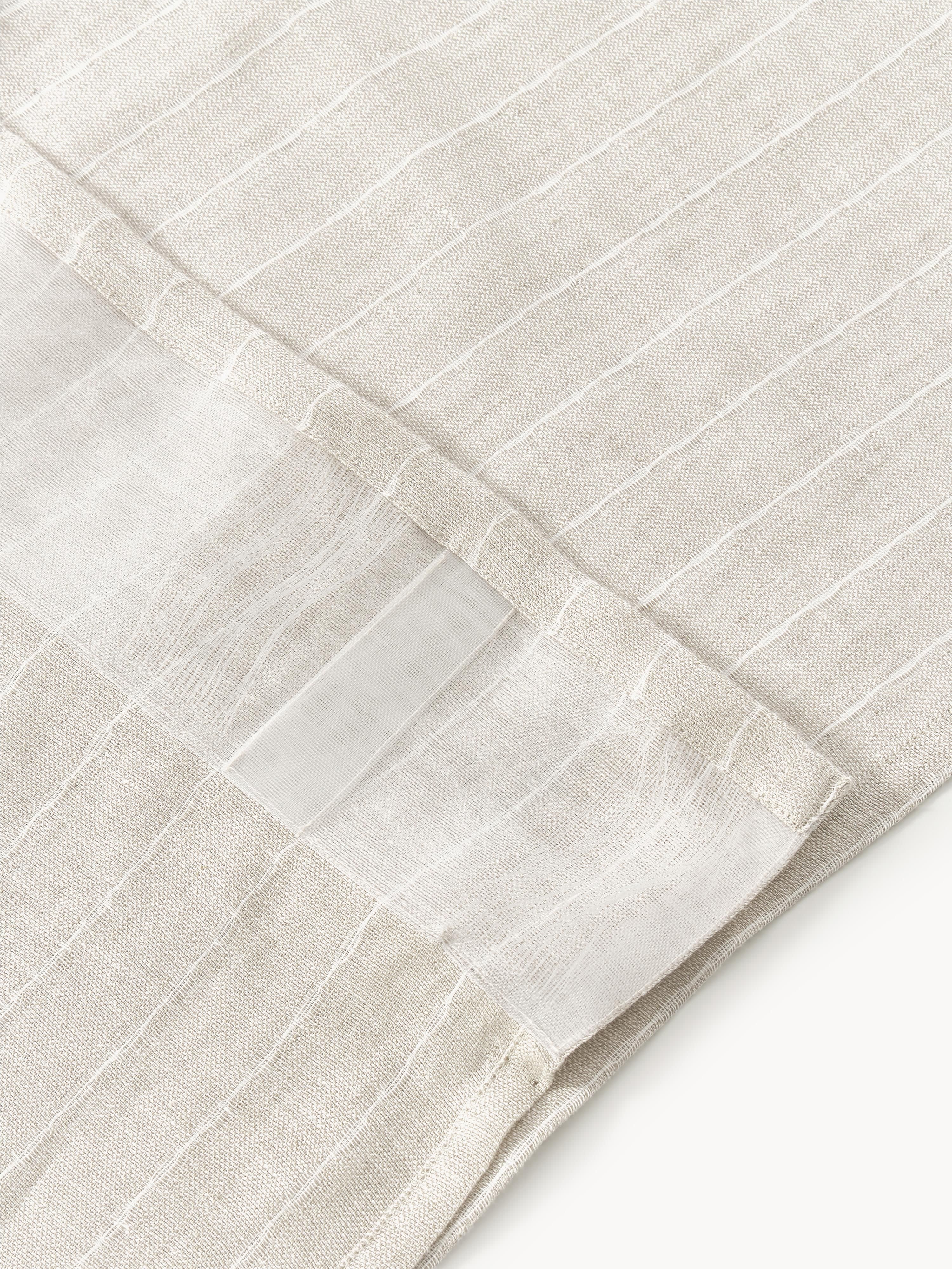 Birch Sheer Multi-Band Curtains, Set of 2, W 130 cm