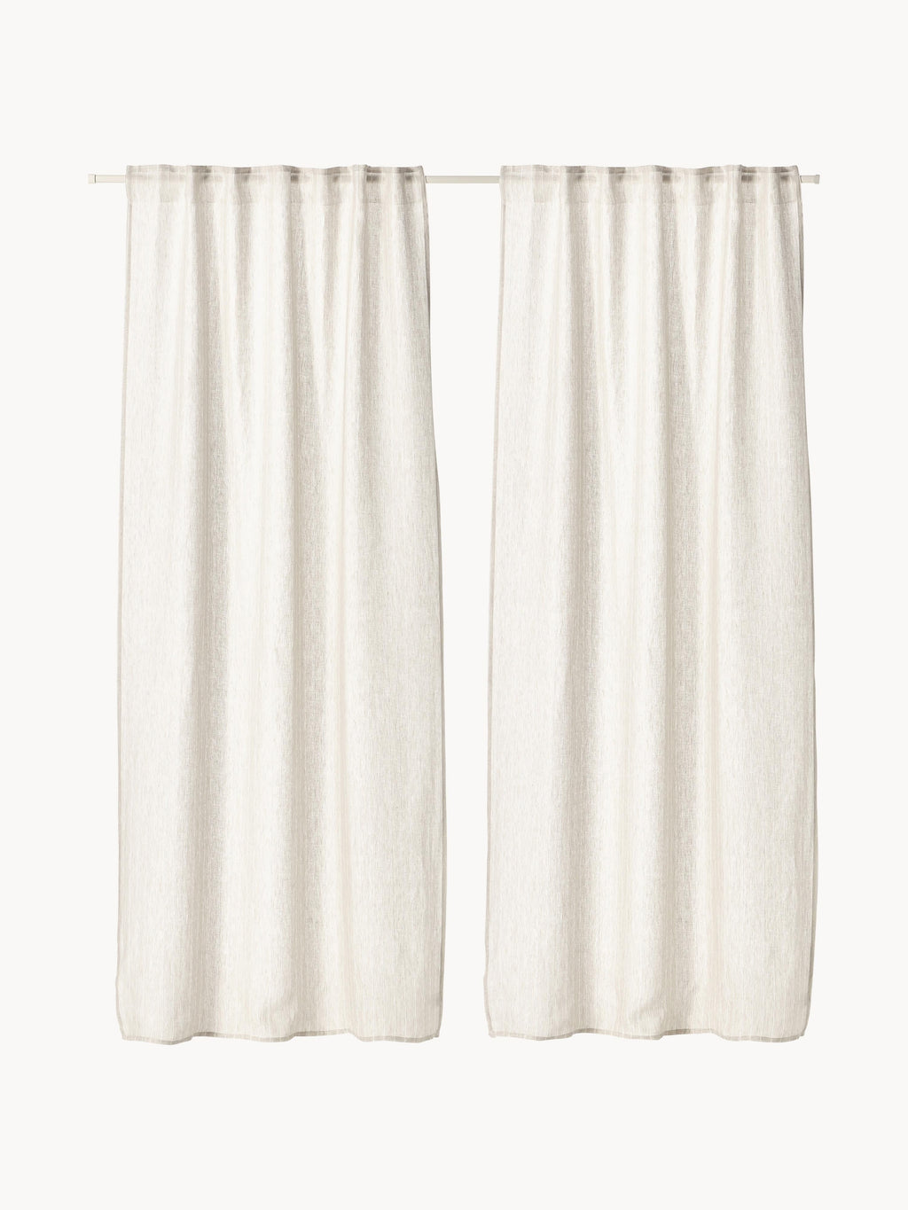 Birch Sheer Multi-Band Curtains, Set of 2, W 130 cm