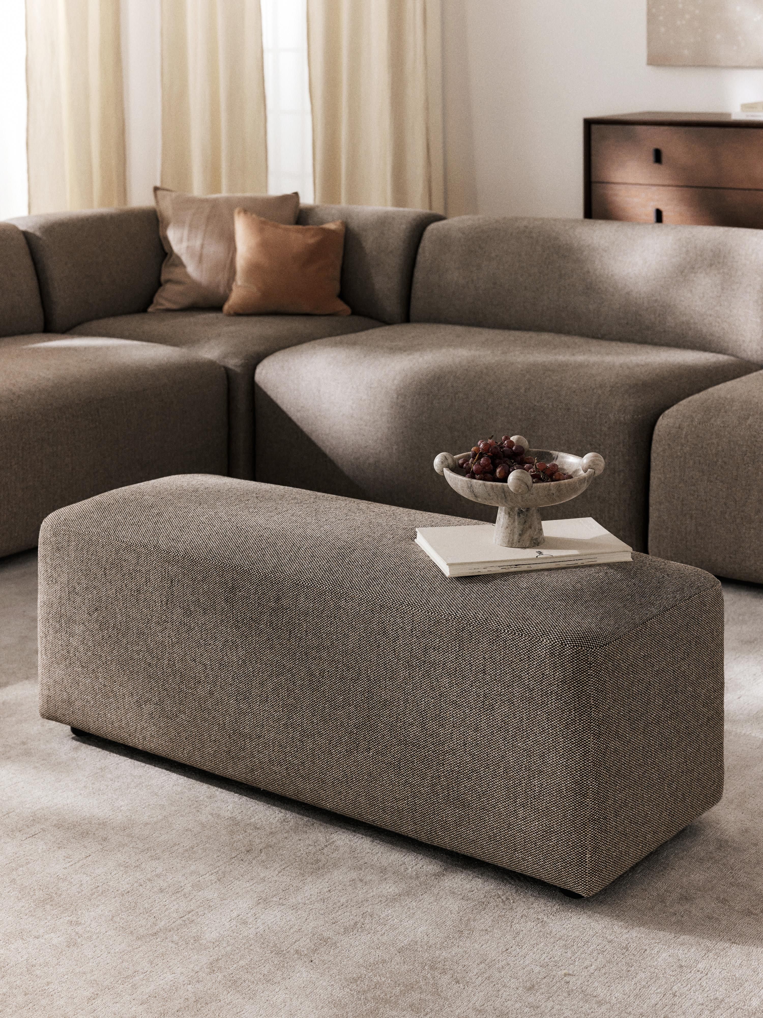 Melva XL Ottoman, W 116 x D 42 cm