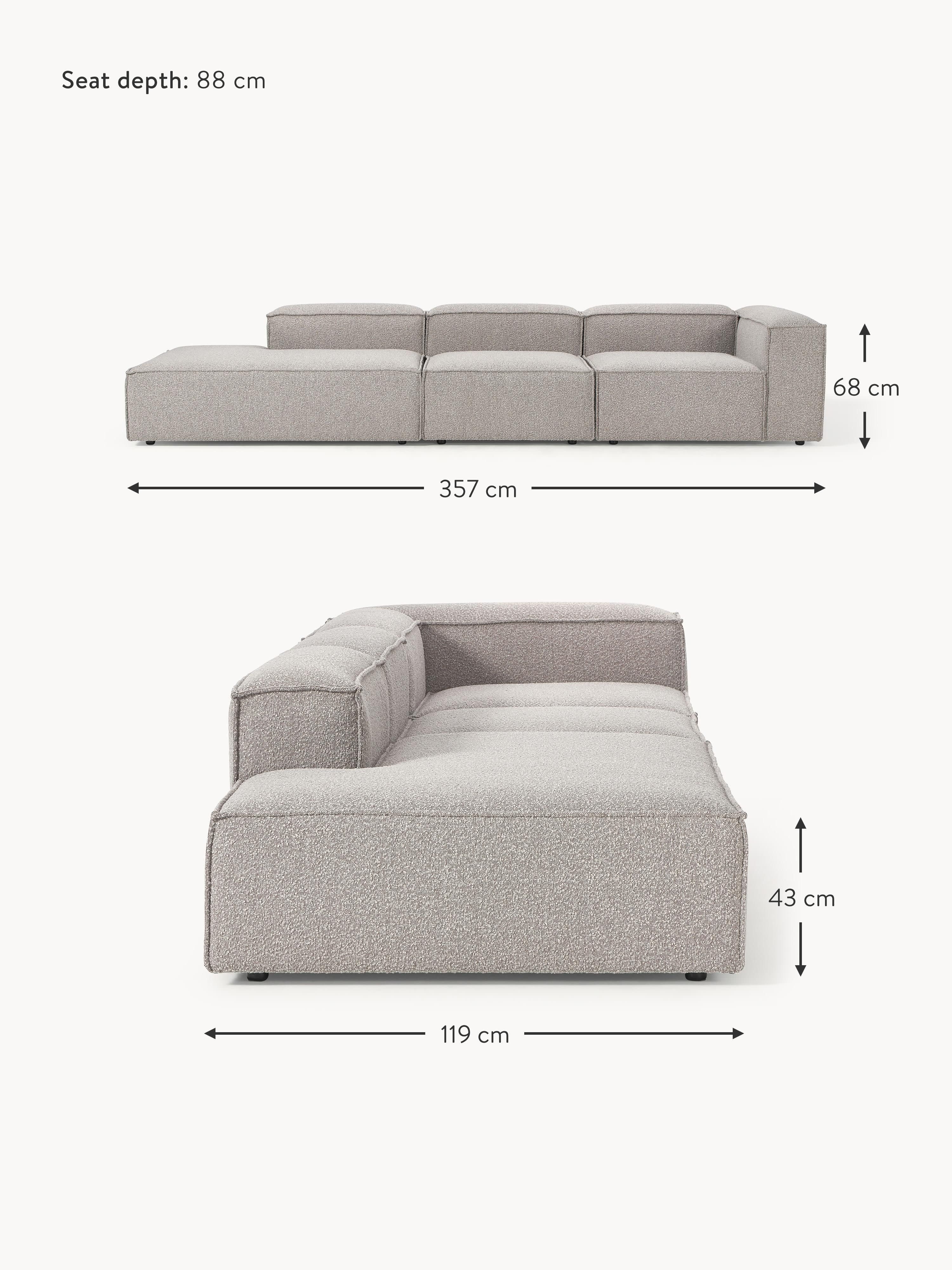 Lennon Bouclé Modular XL Ottoman
