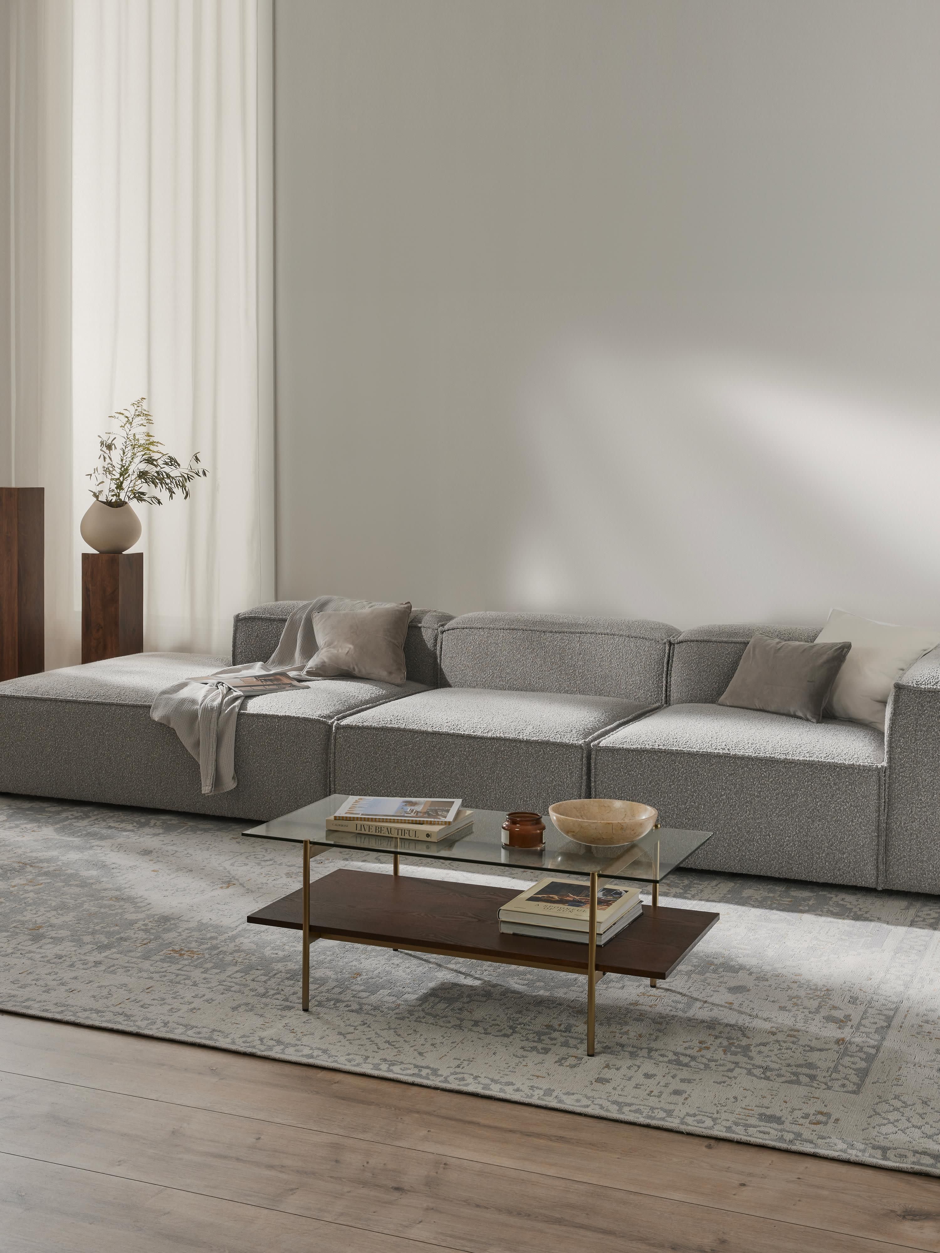Lennon Bouclé Modular XL Ottoman