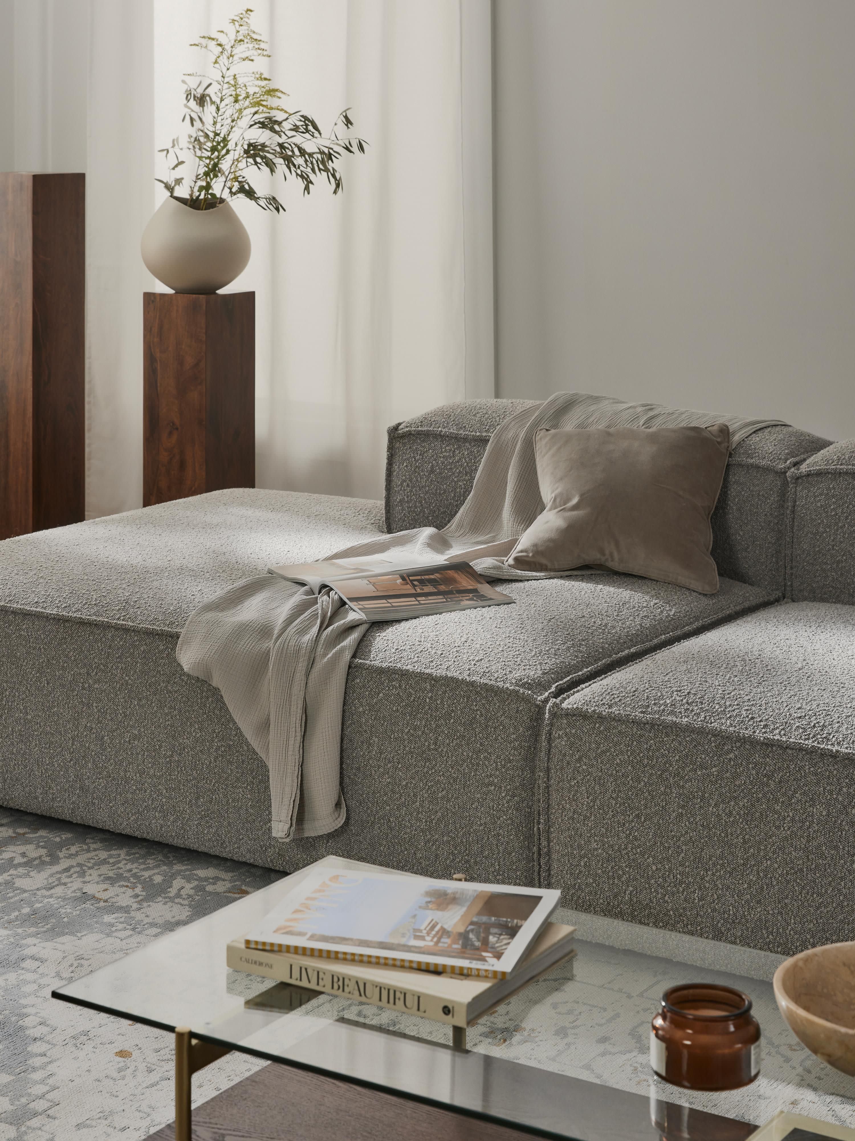 Lennon Bouclé Modular XL Ottoman