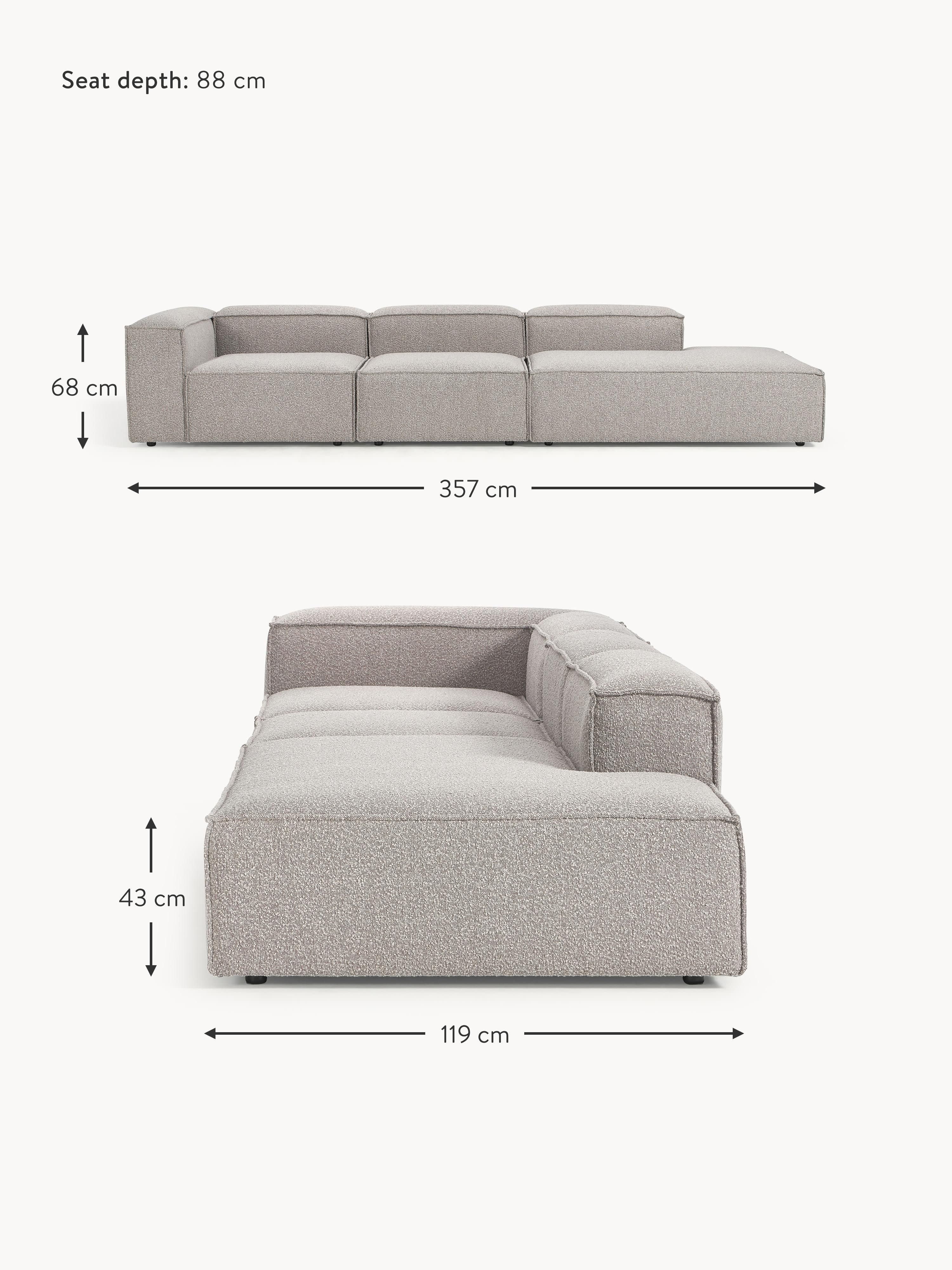 Lennon Bouclé Modular XL Ottoman