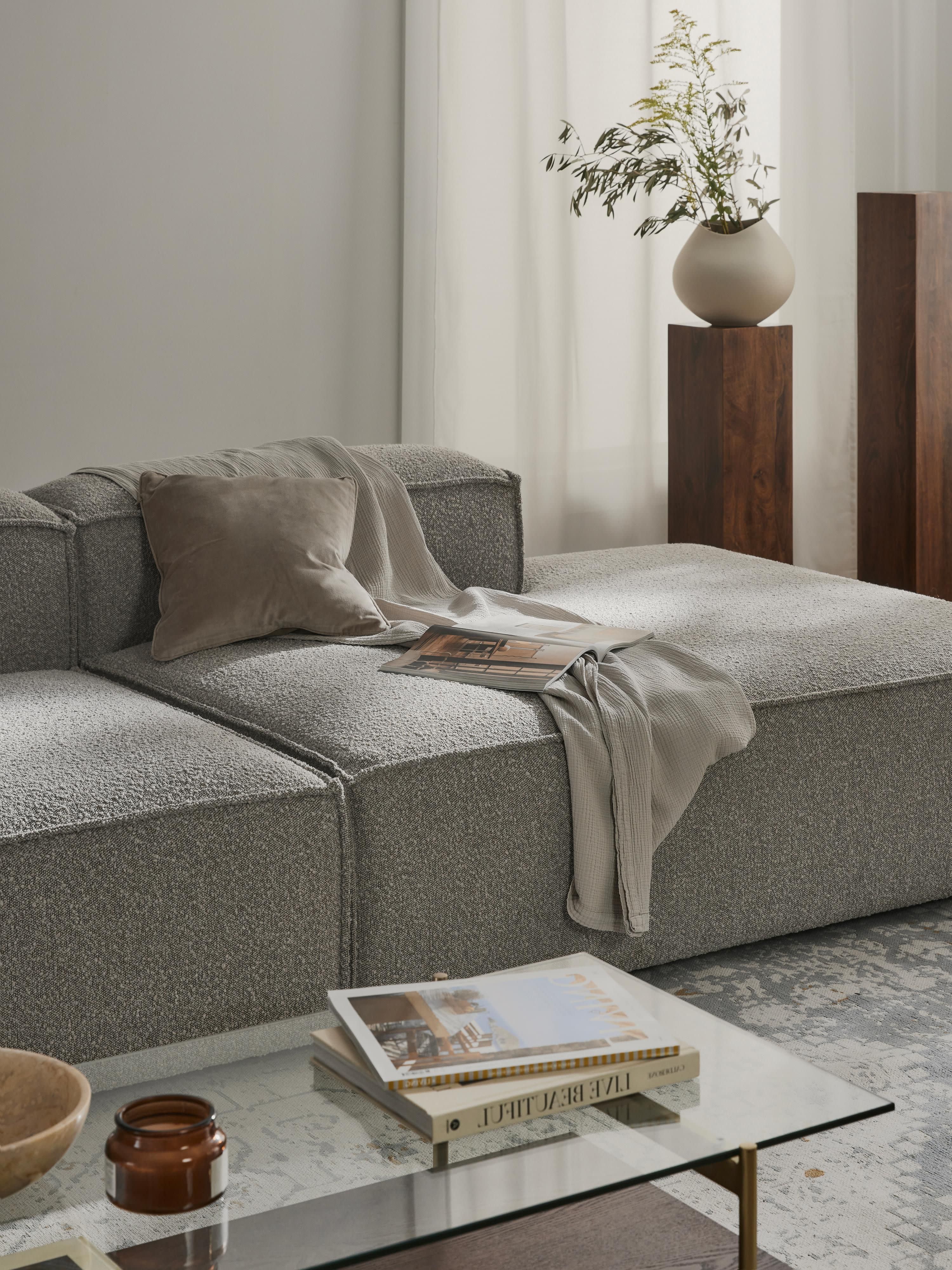 Lennon Bouclé Modular XL Ottoman