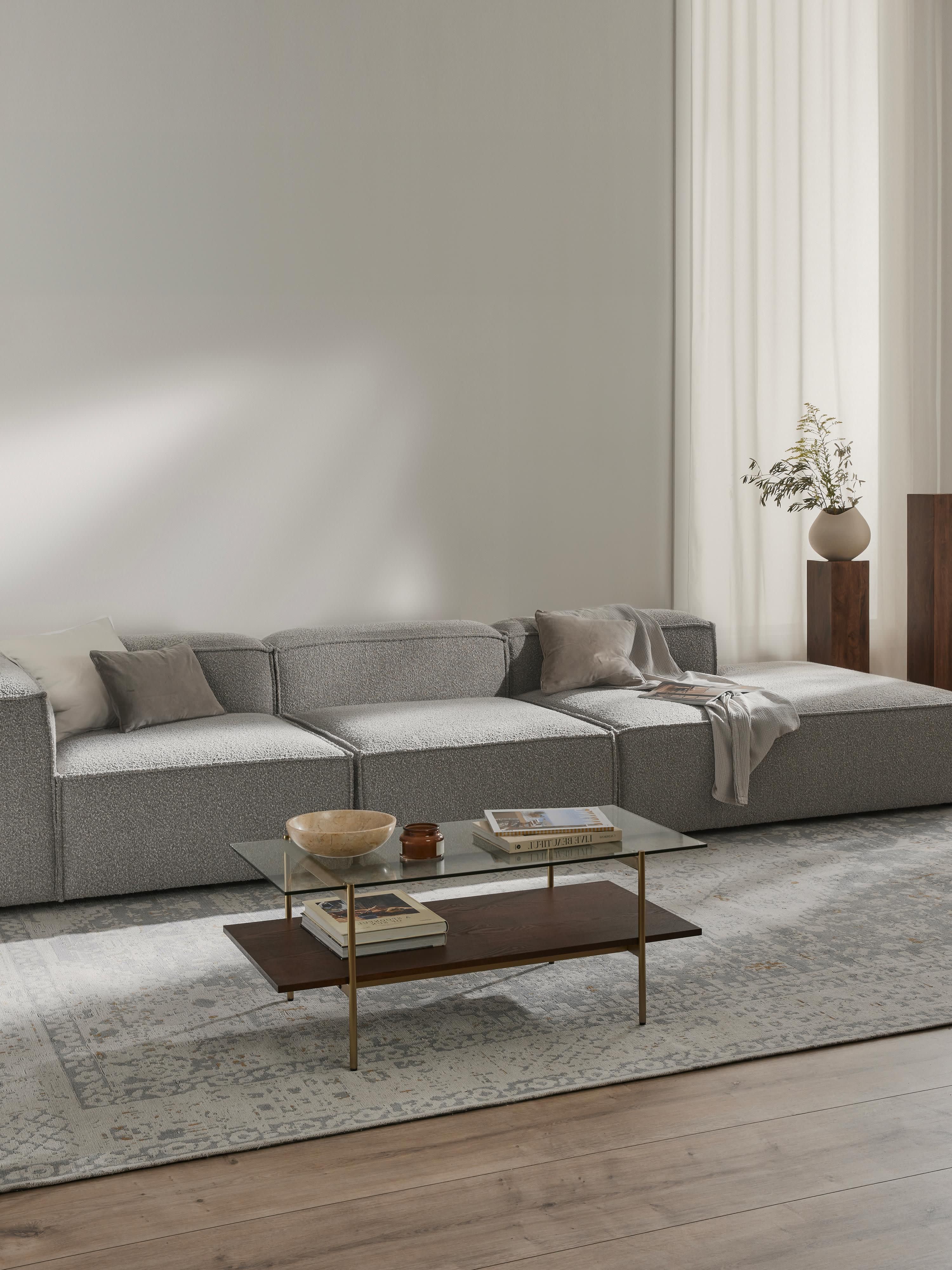 Lennon Bouclé Modular XL Ottoman