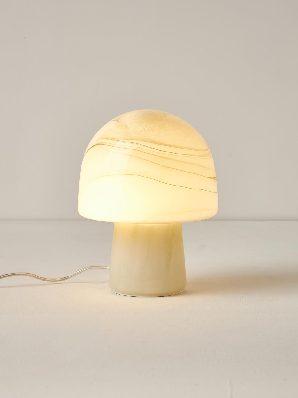 Talia Small Marble Effect Table Lamp