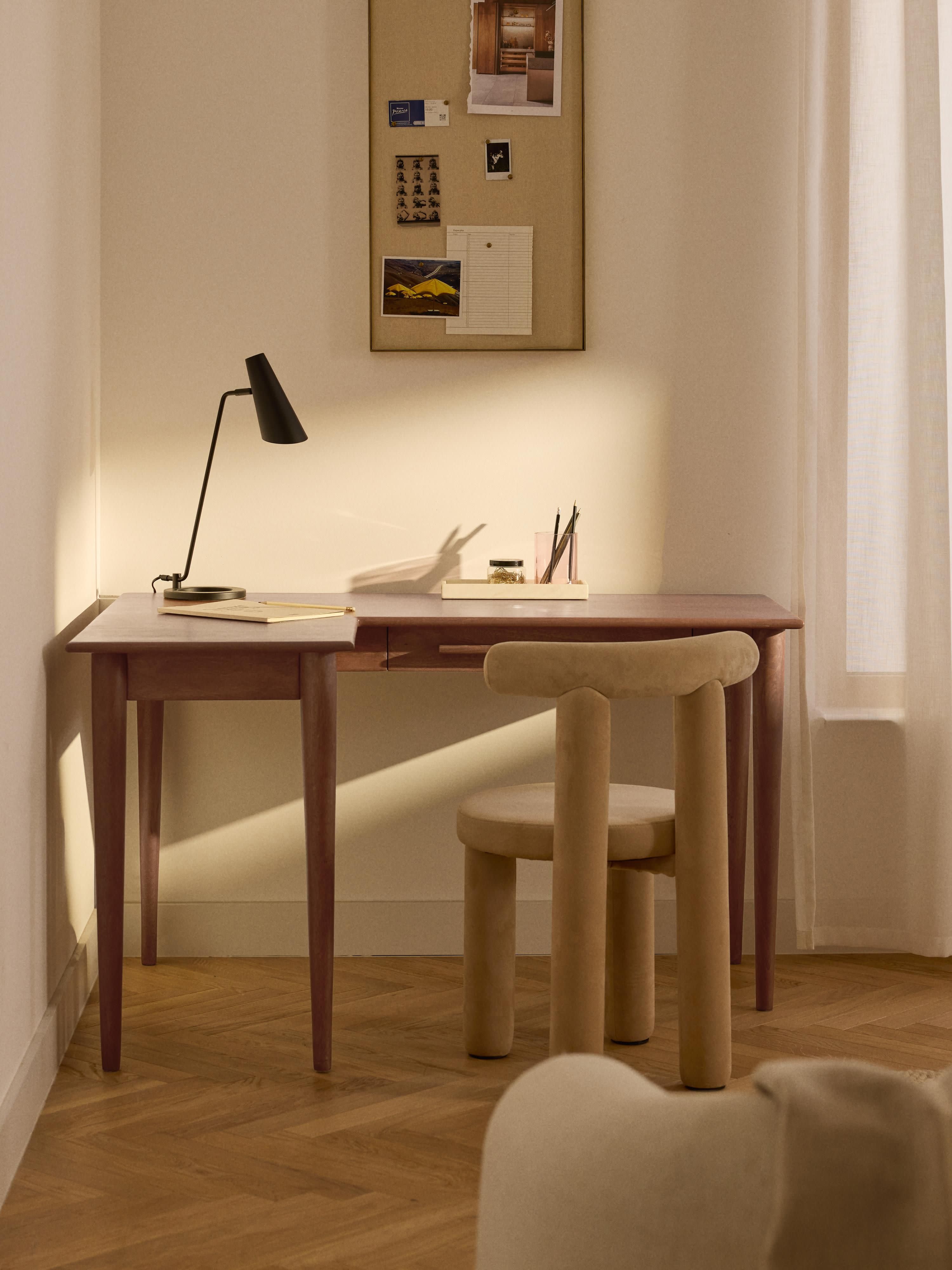Paul Mango Wood Corner Desk