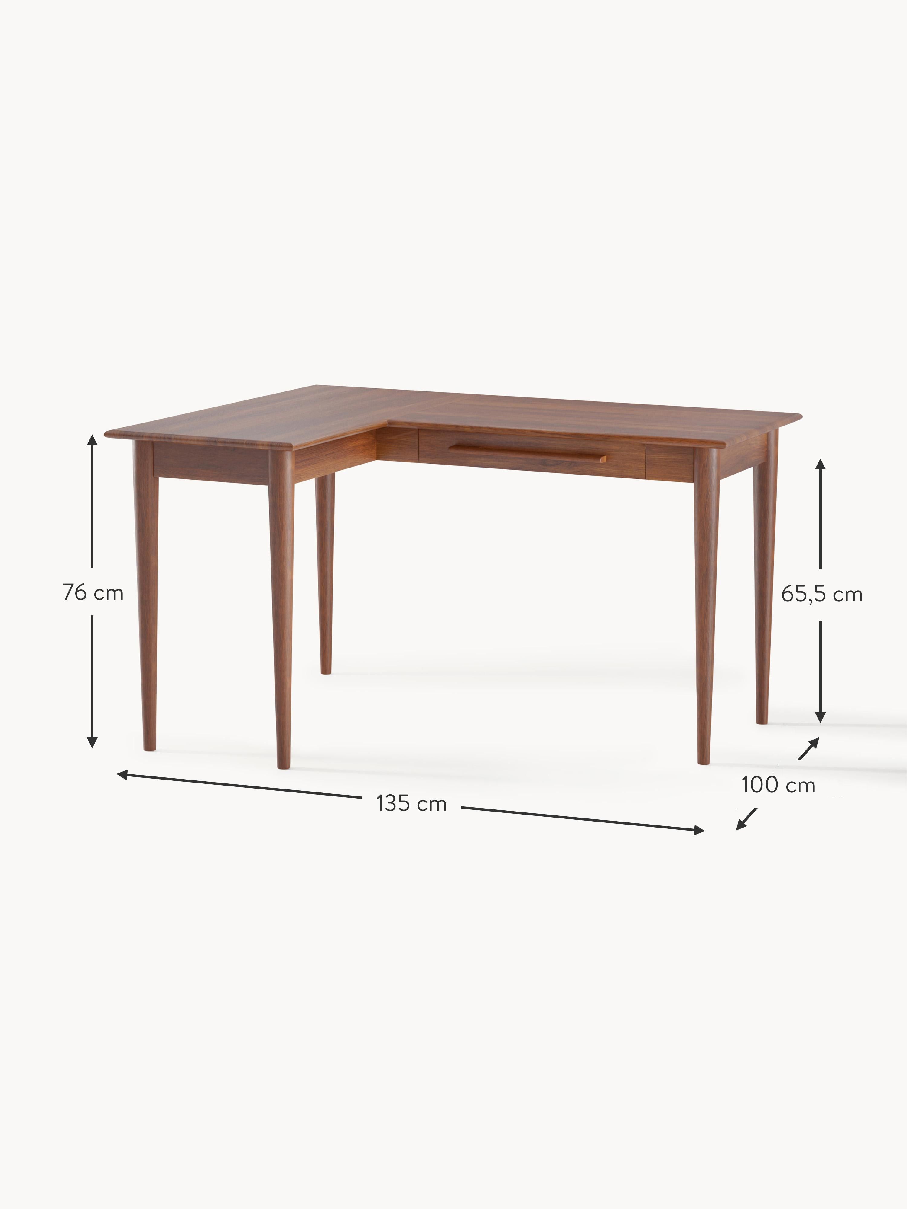 Paul Mango Wood Corner Desk