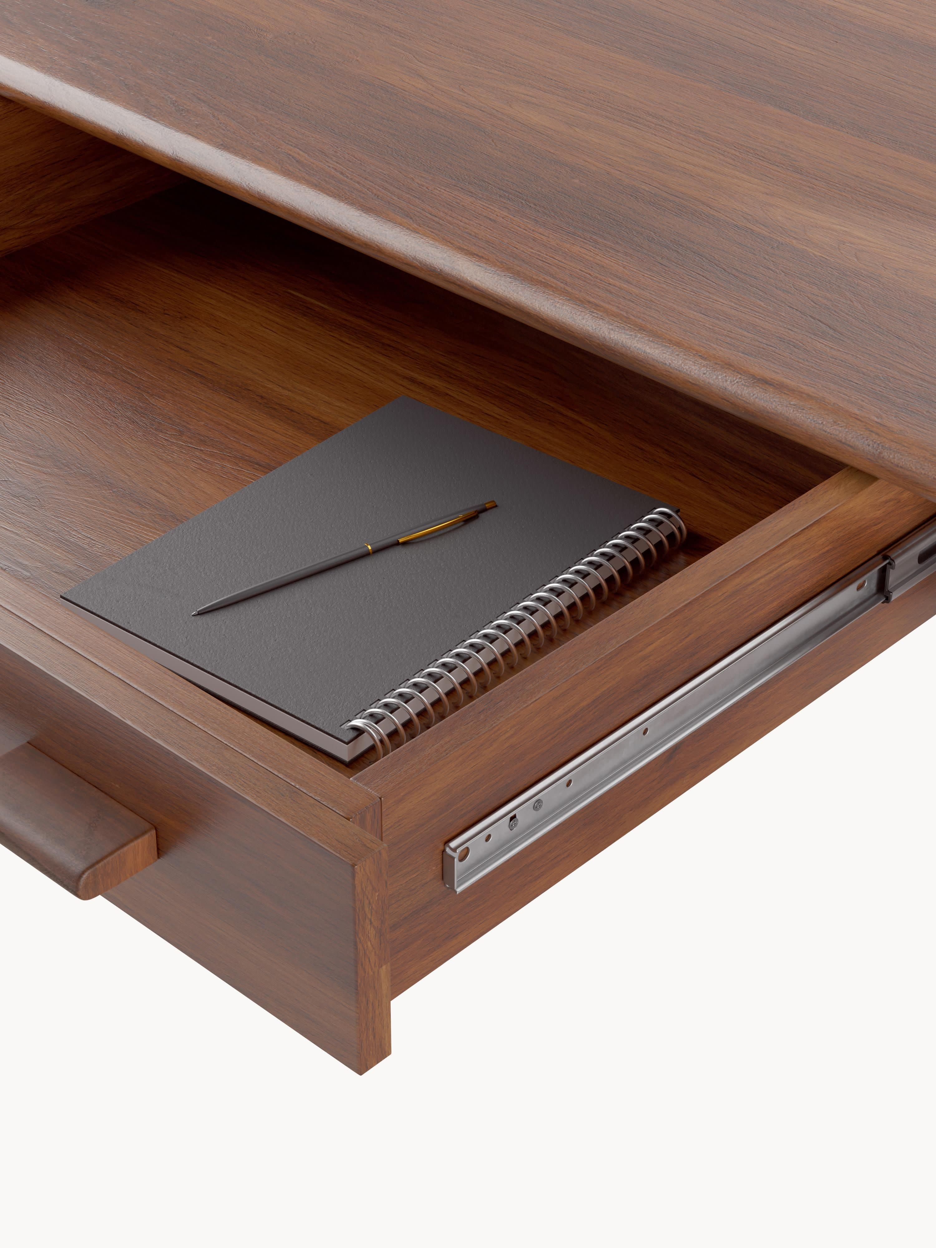 Paul Mango Wood Corner Desk