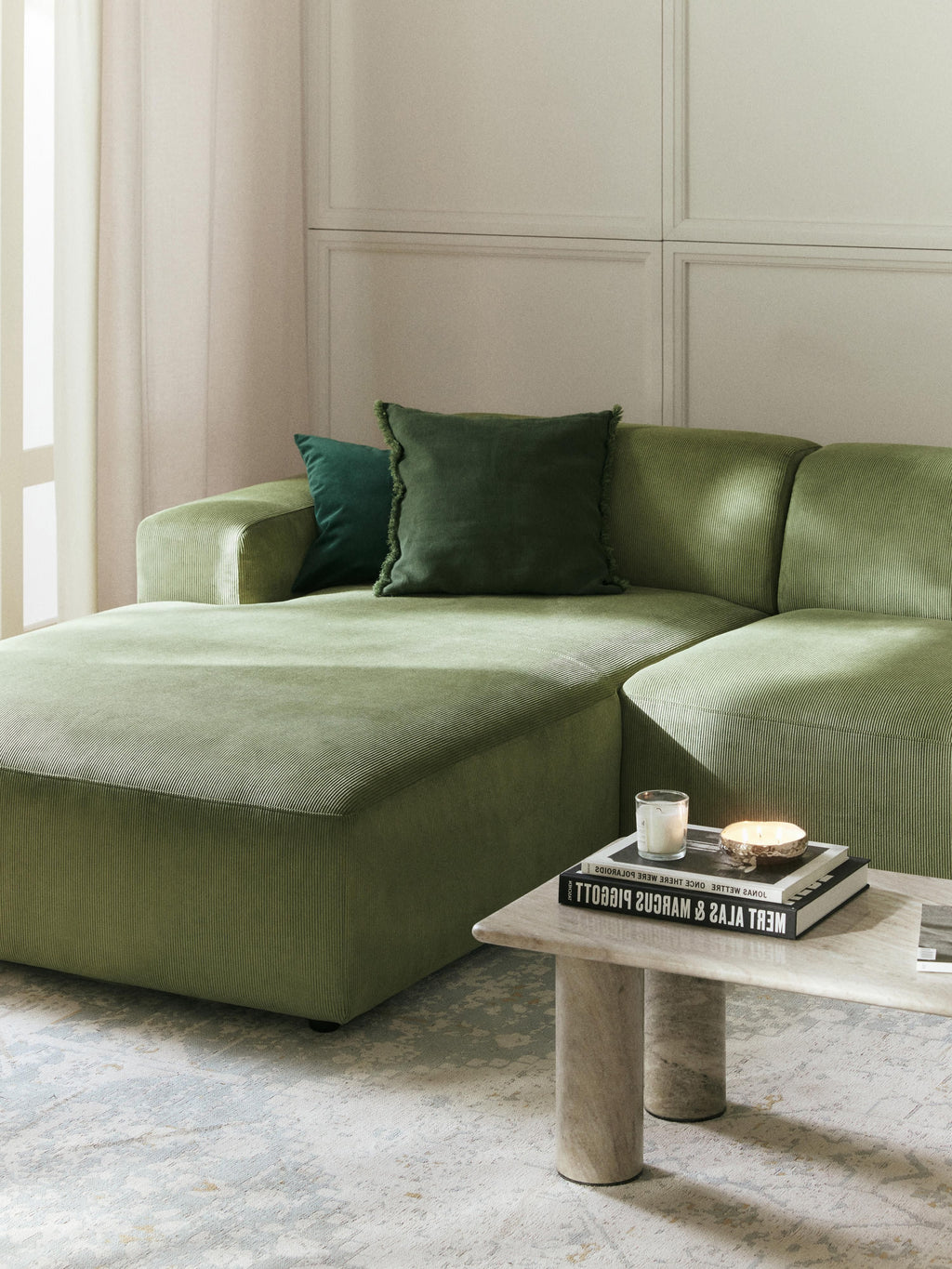 Melva XL Corduroy Sofa