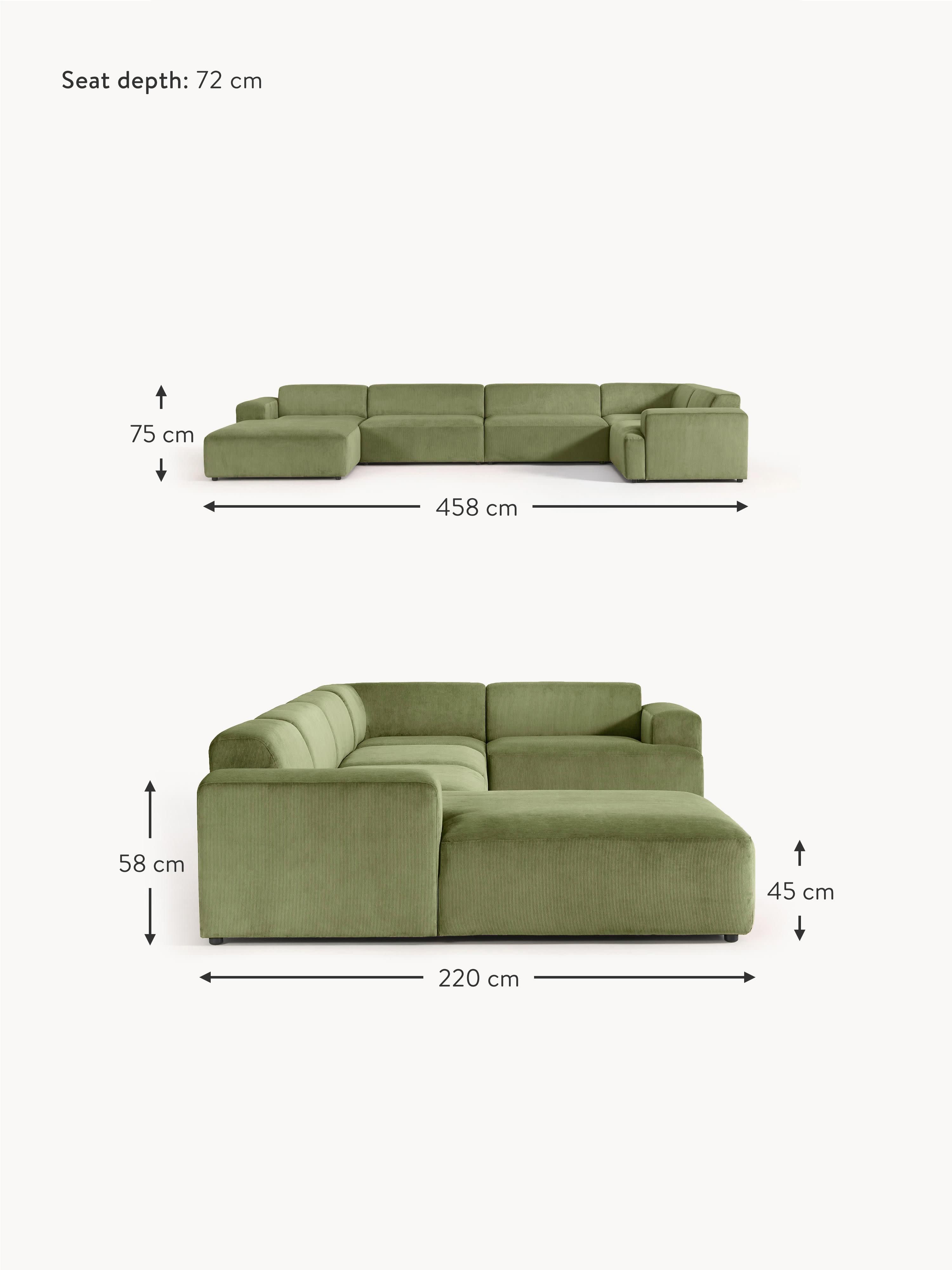 Melva XL Corduroy Sofa