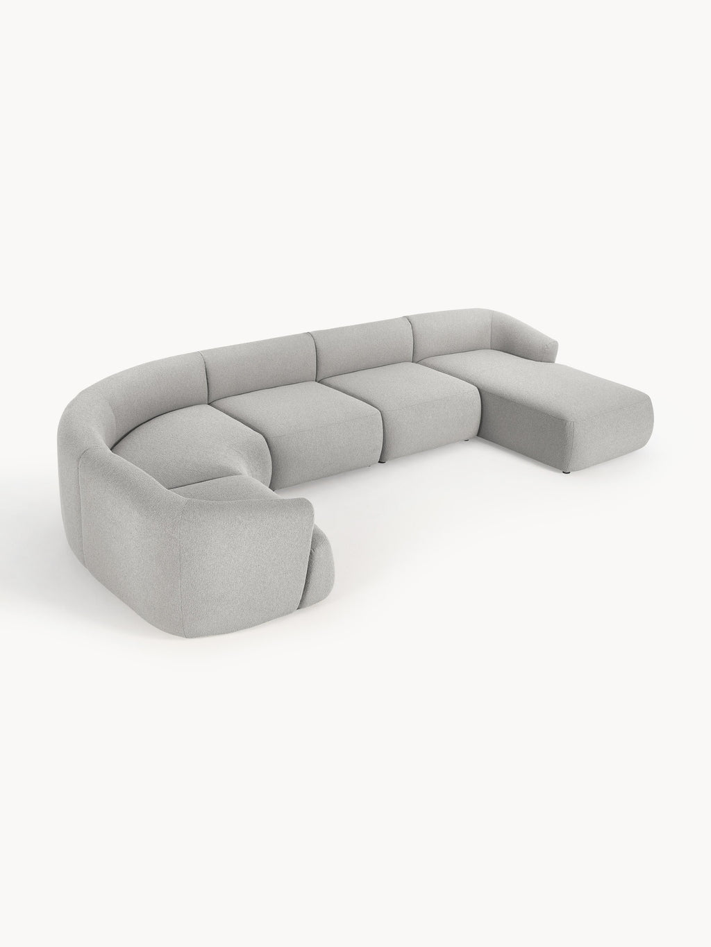 Gallery image 1 - XL Modular Bouclé Sofa Sofia