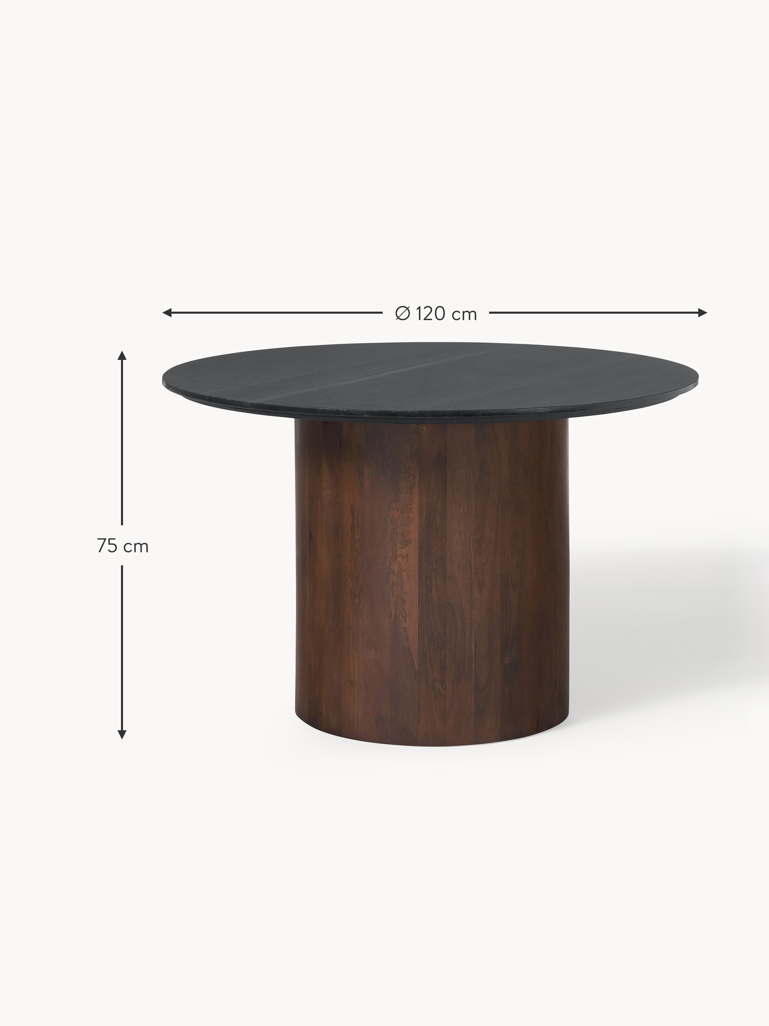 Abby Round Marble Dining Table, Ø 120 cm