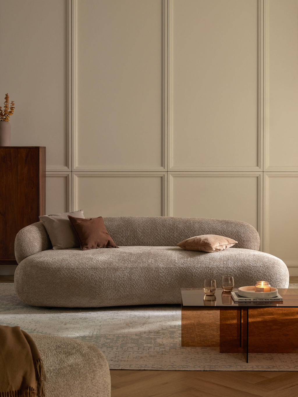 Alba Teddy Bouclé Sofa (3-seater)