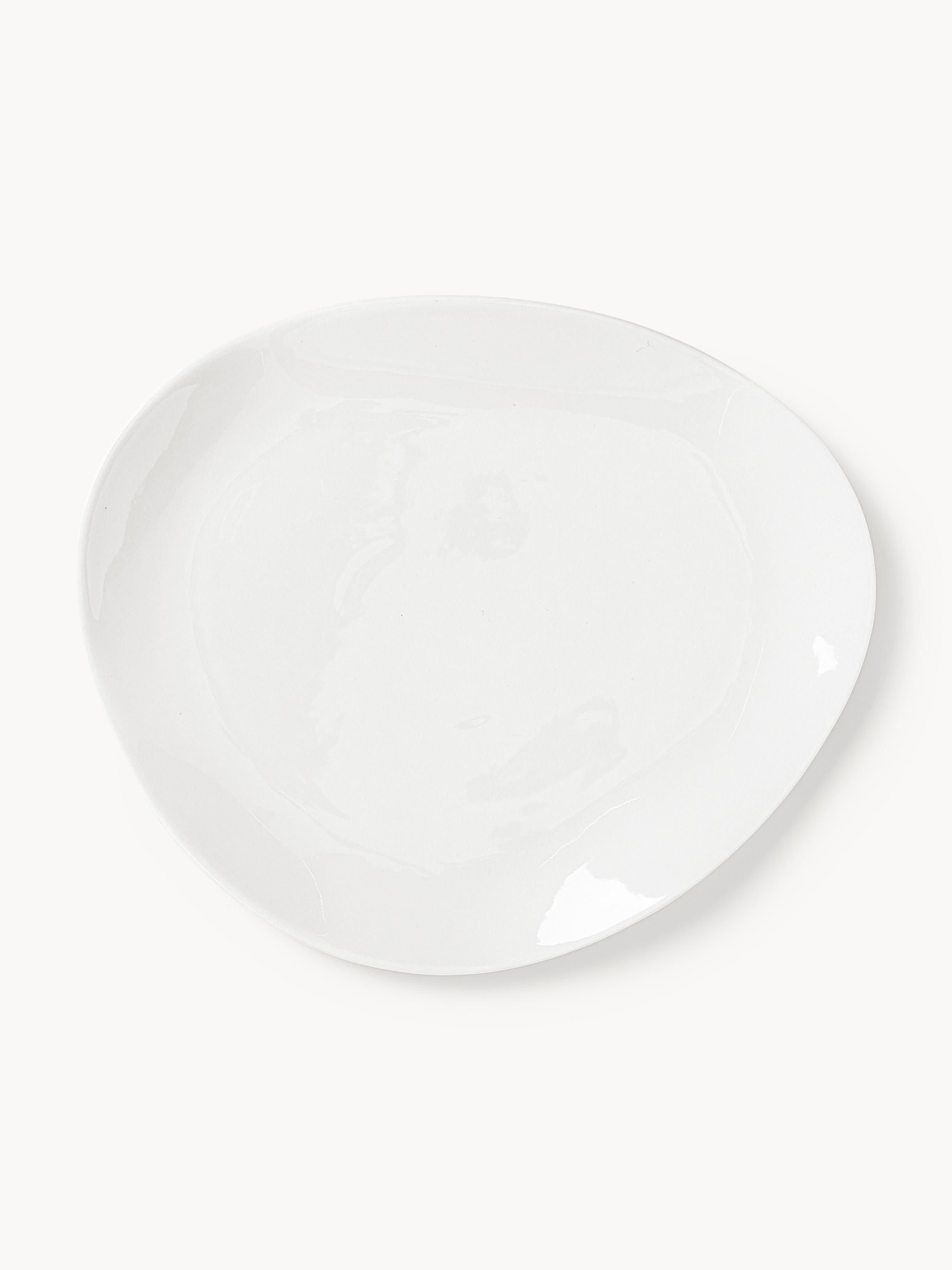 Joana Organic Shaped Porcelain Tableware Set, 4 people, Set of 12