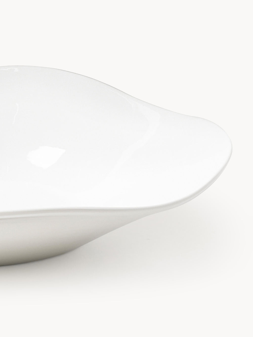 Joana Organic Shaped Porcelain Tableware Set, 4 people, Set of 12