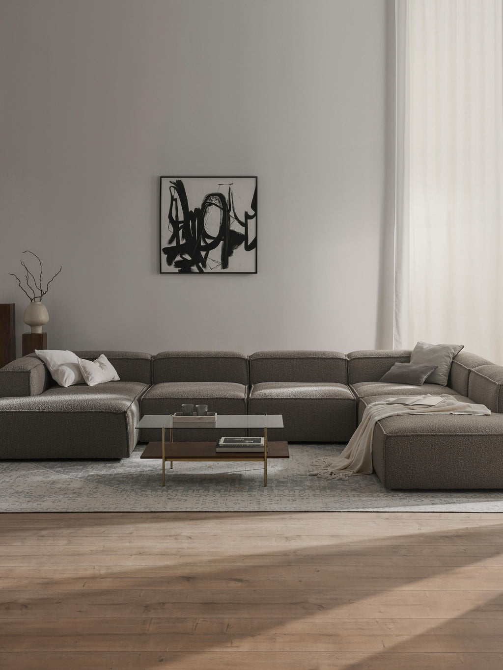 Lennon XL Bouclé Modular Sofa