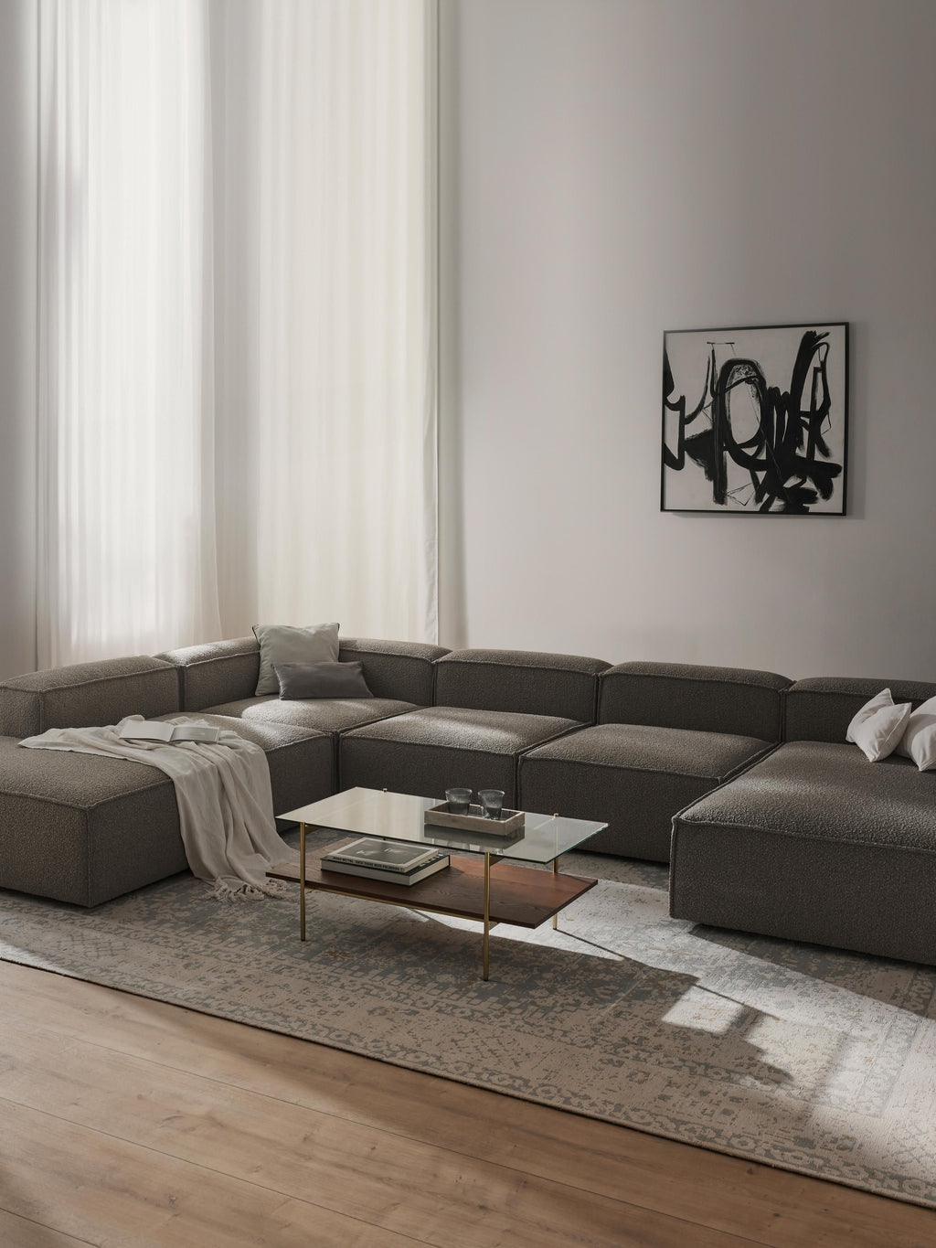 Lennon XL Bouclé Modular Sofa