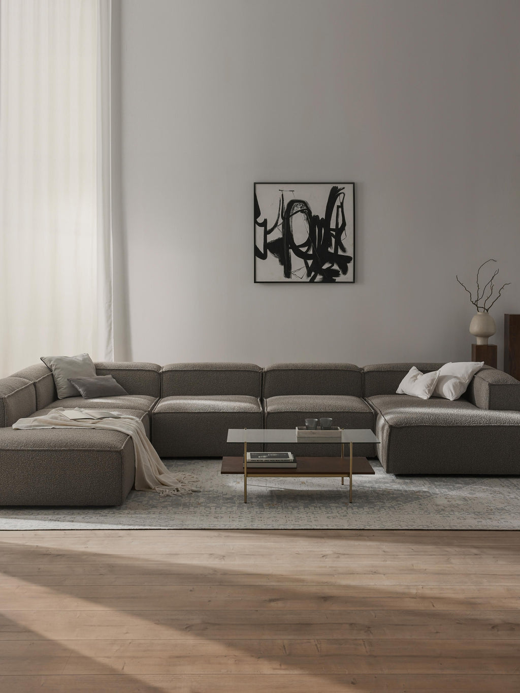 Lennon XL Bouclé Modular Sofa