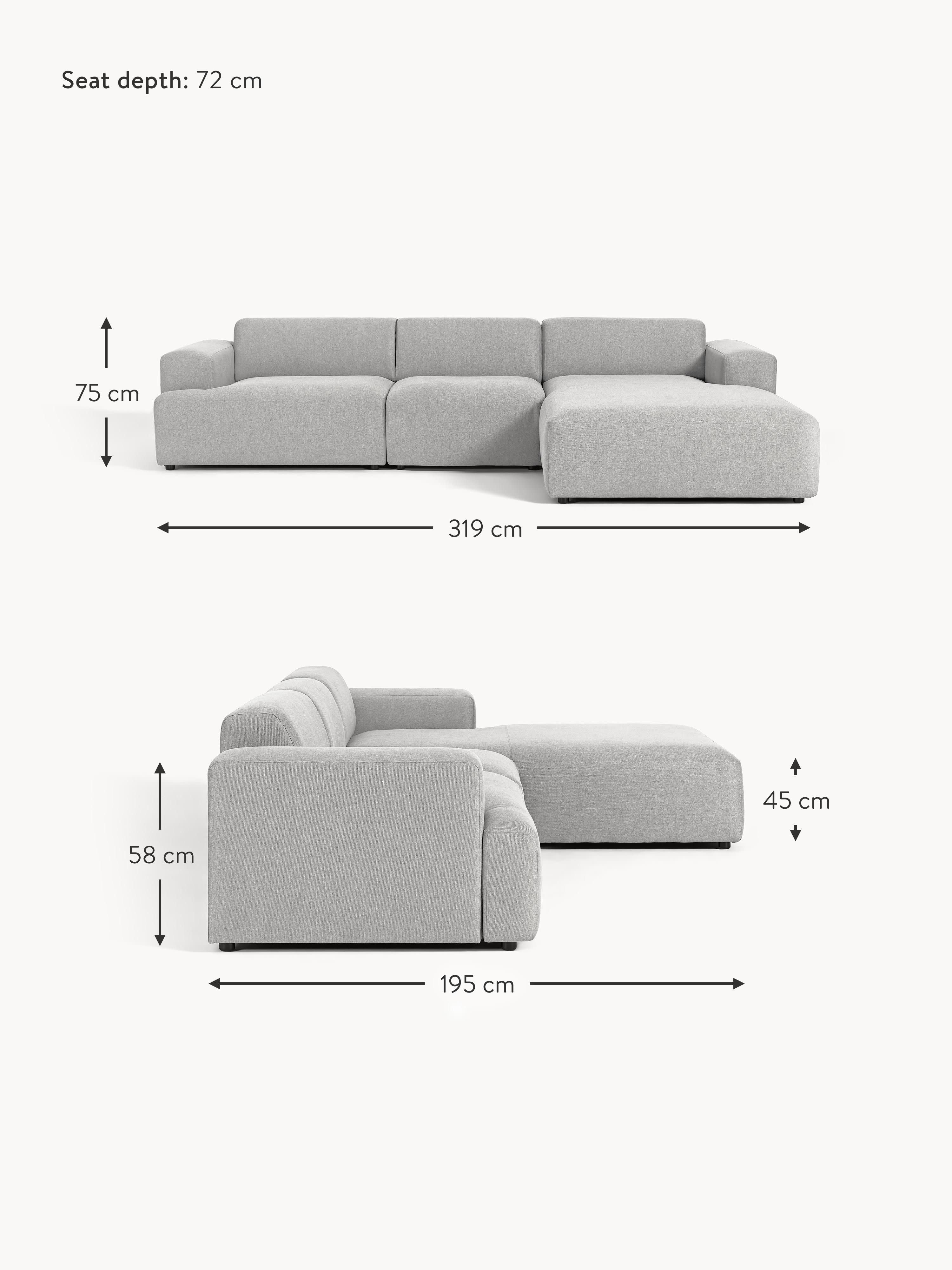 Melva Corner Sofa (4-seater)