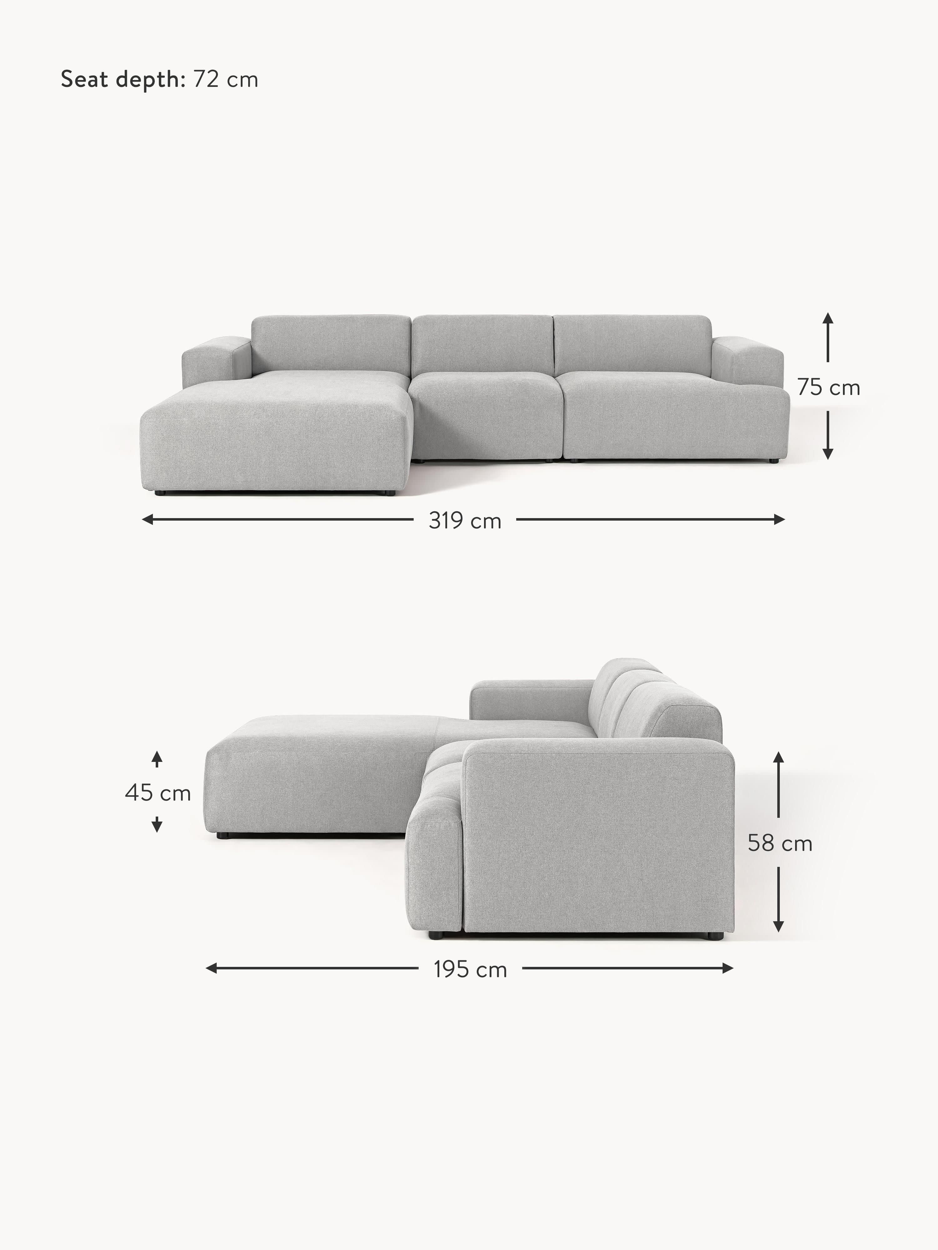 Melva Corner Sofa (4-seater)