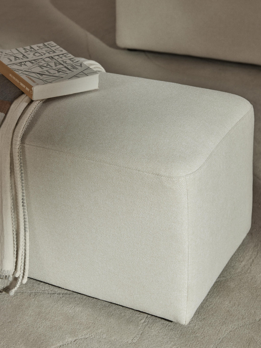 Melva Ottoman, W 99 x D 42 cm