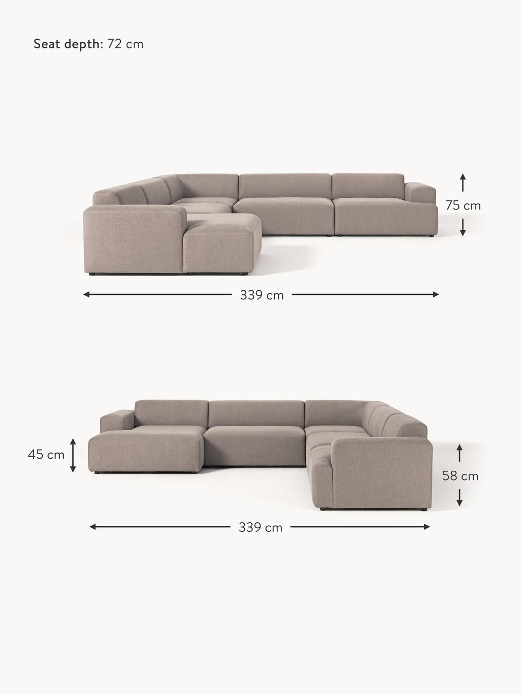 Melva XL Corner Sofa