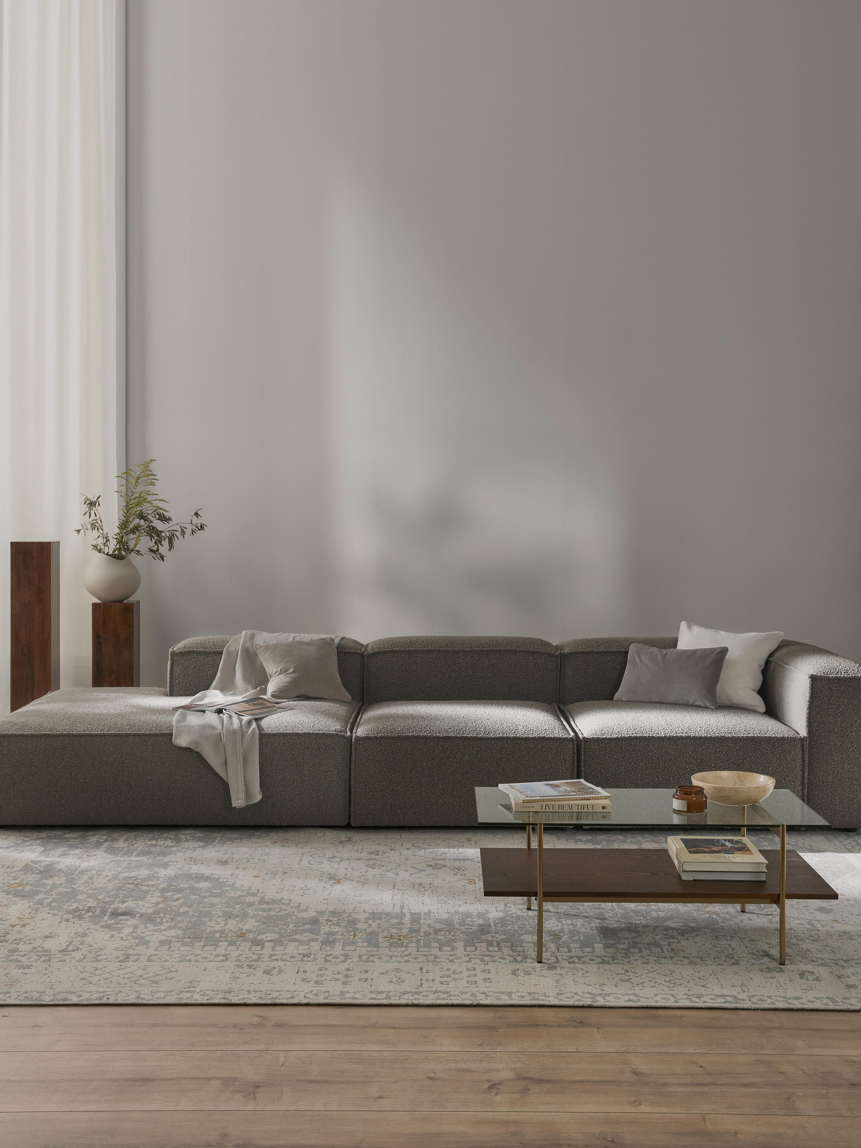 Lennon Bouclé Modular XL Ottoman