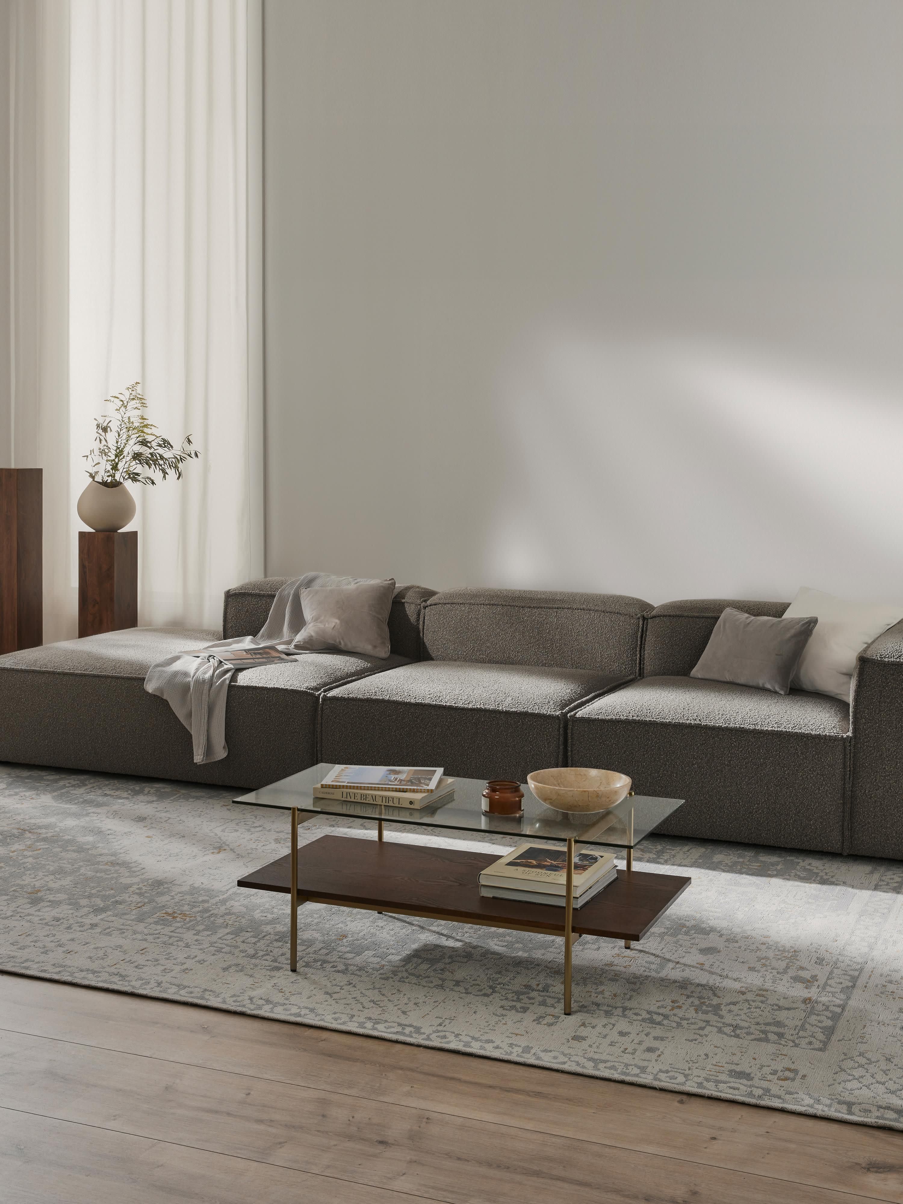 Lennon Bouclé Modular XL Ottoman
