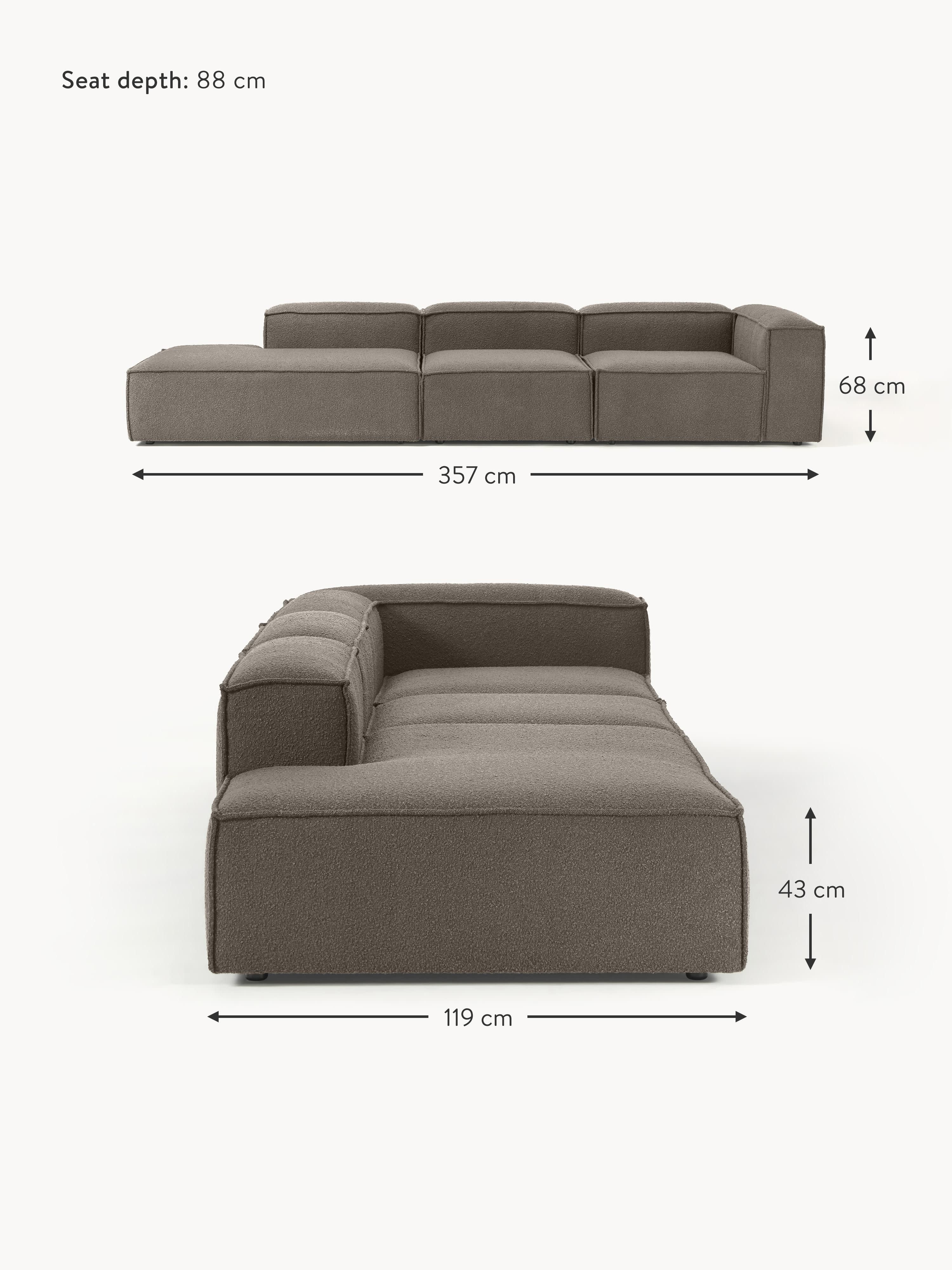 Lennon Bouclé Modular XL Ottoman